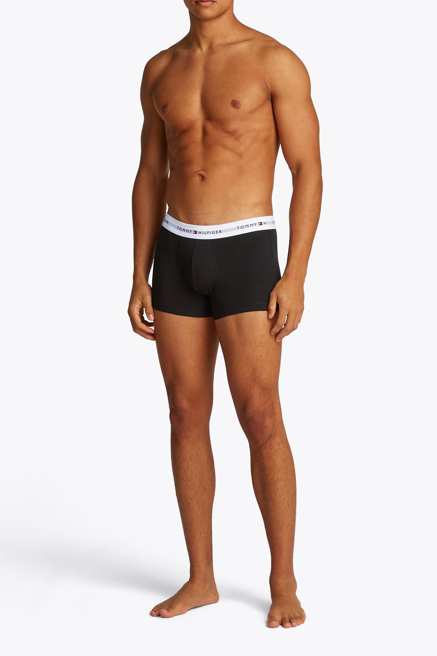 3-PACK LOGO WAISTBAND TRUNK WHITE 3