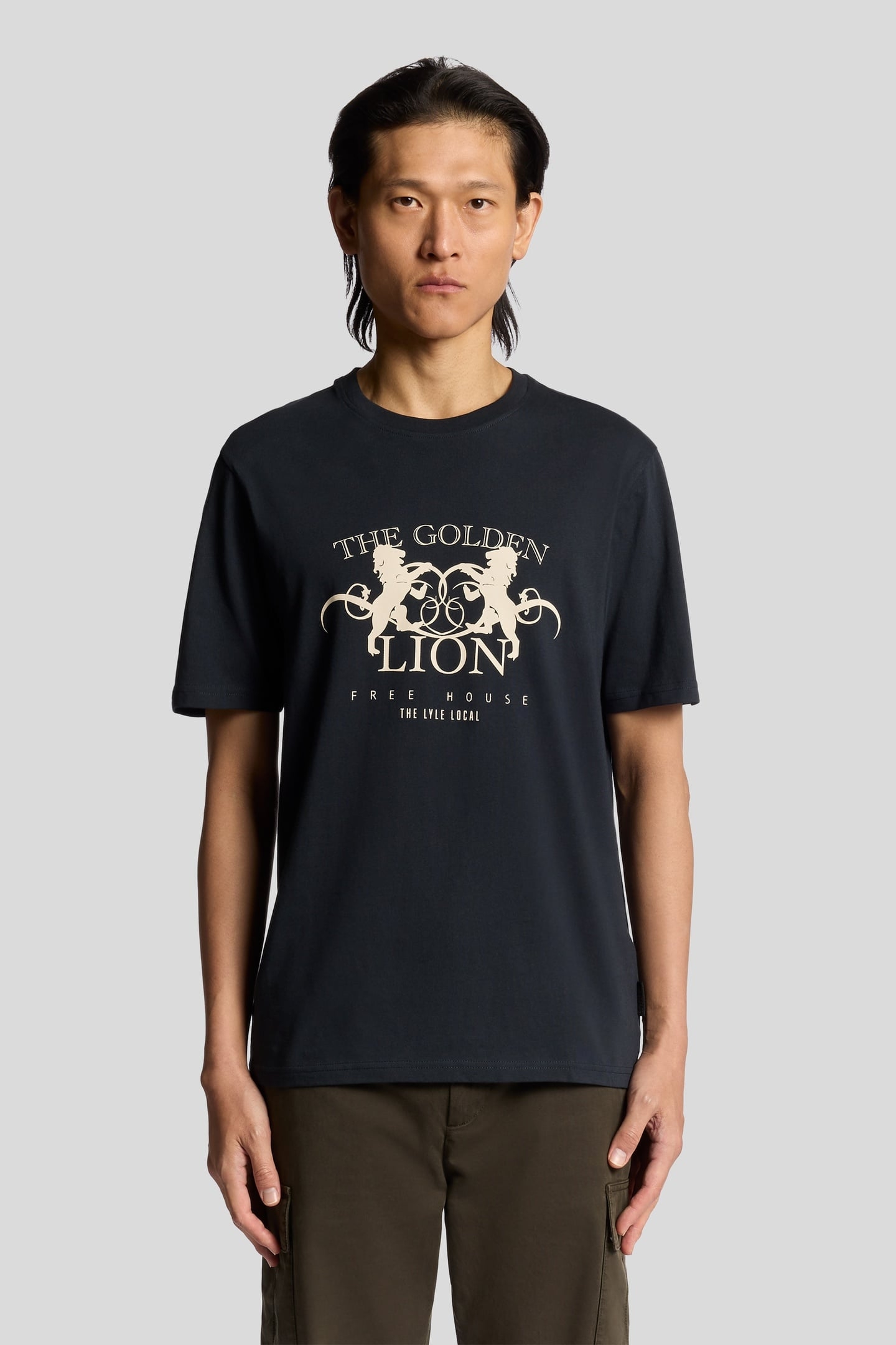 GOLDEN LION GRAPHIC T-SHIRT DARK NAVY 2