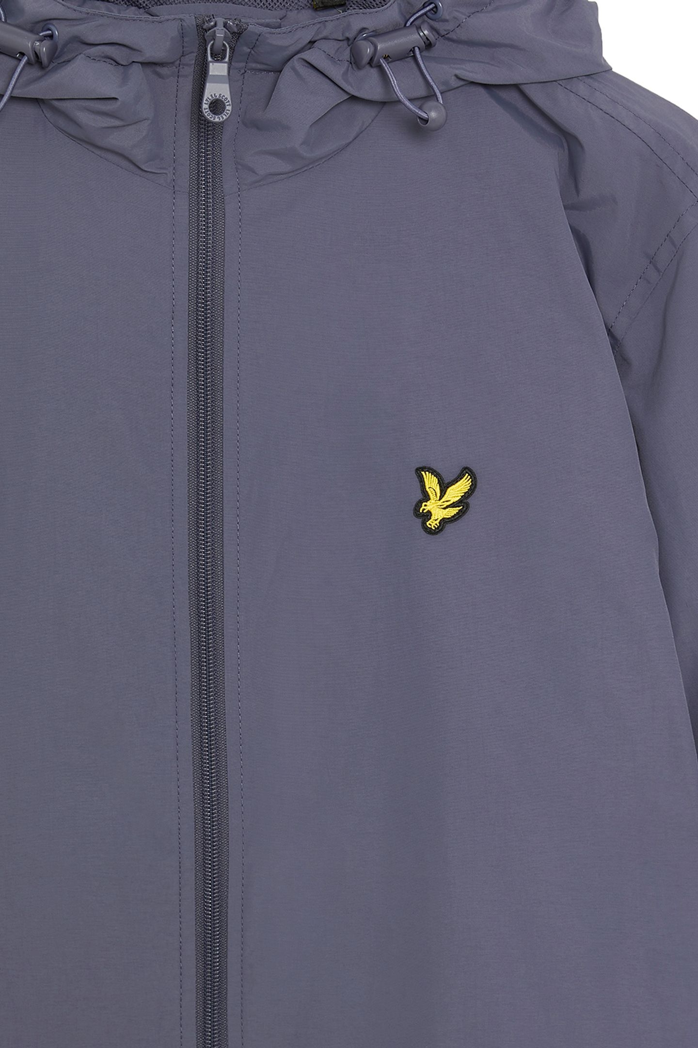 ZIP THROUGH HOODED JACKET GRAYSTONE 5