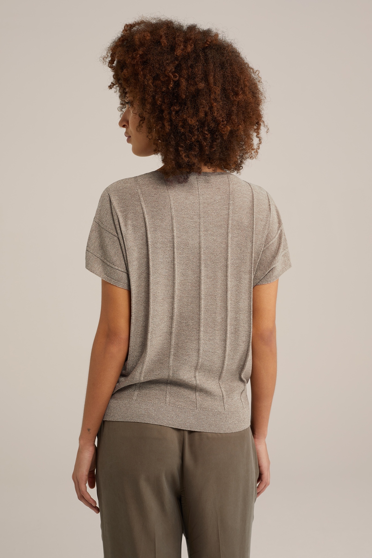 KNITTED PULLOVER LIGHT BROWN 3