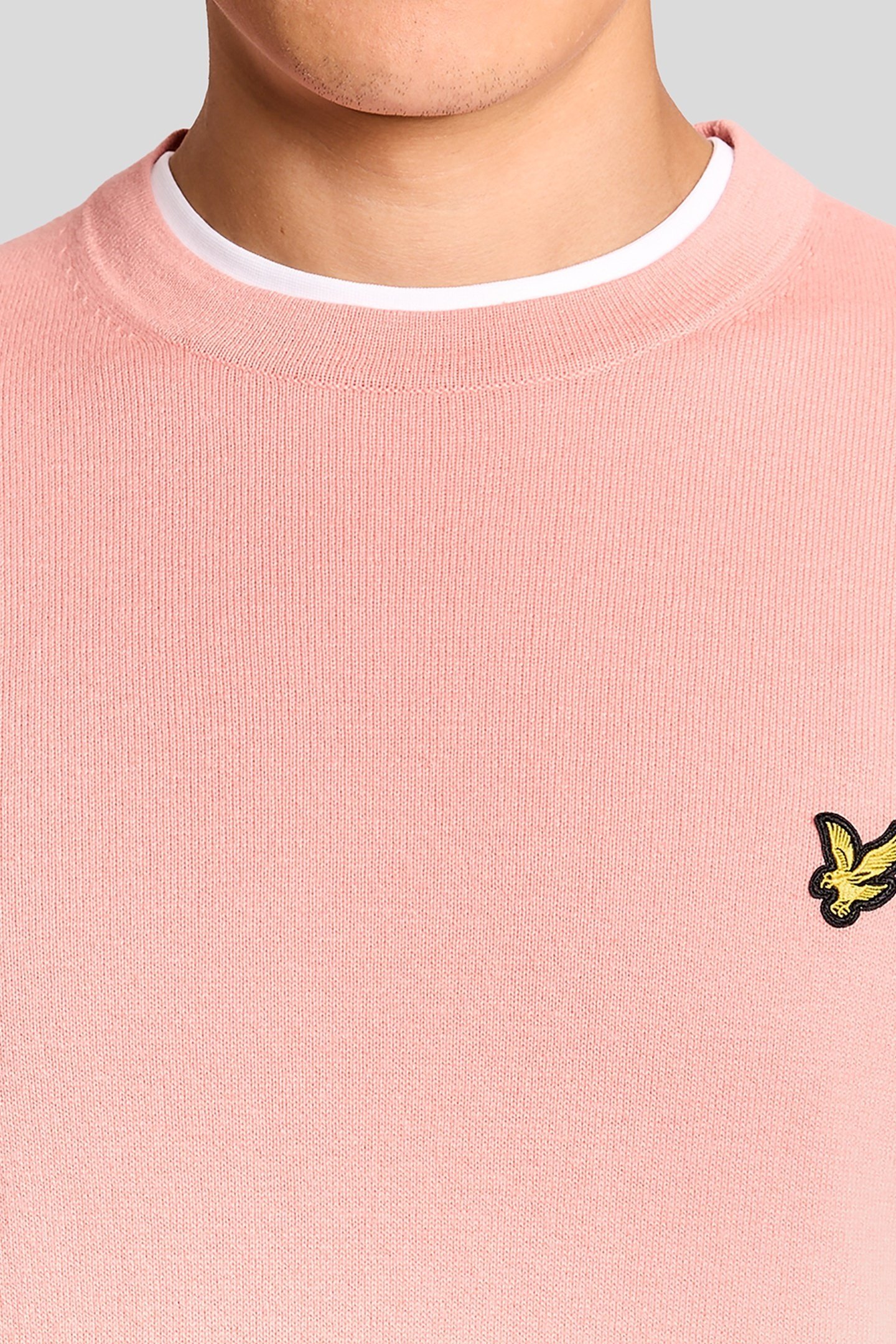 COTTON MERINO CREW NECK JUMPER BLOSSOM 4