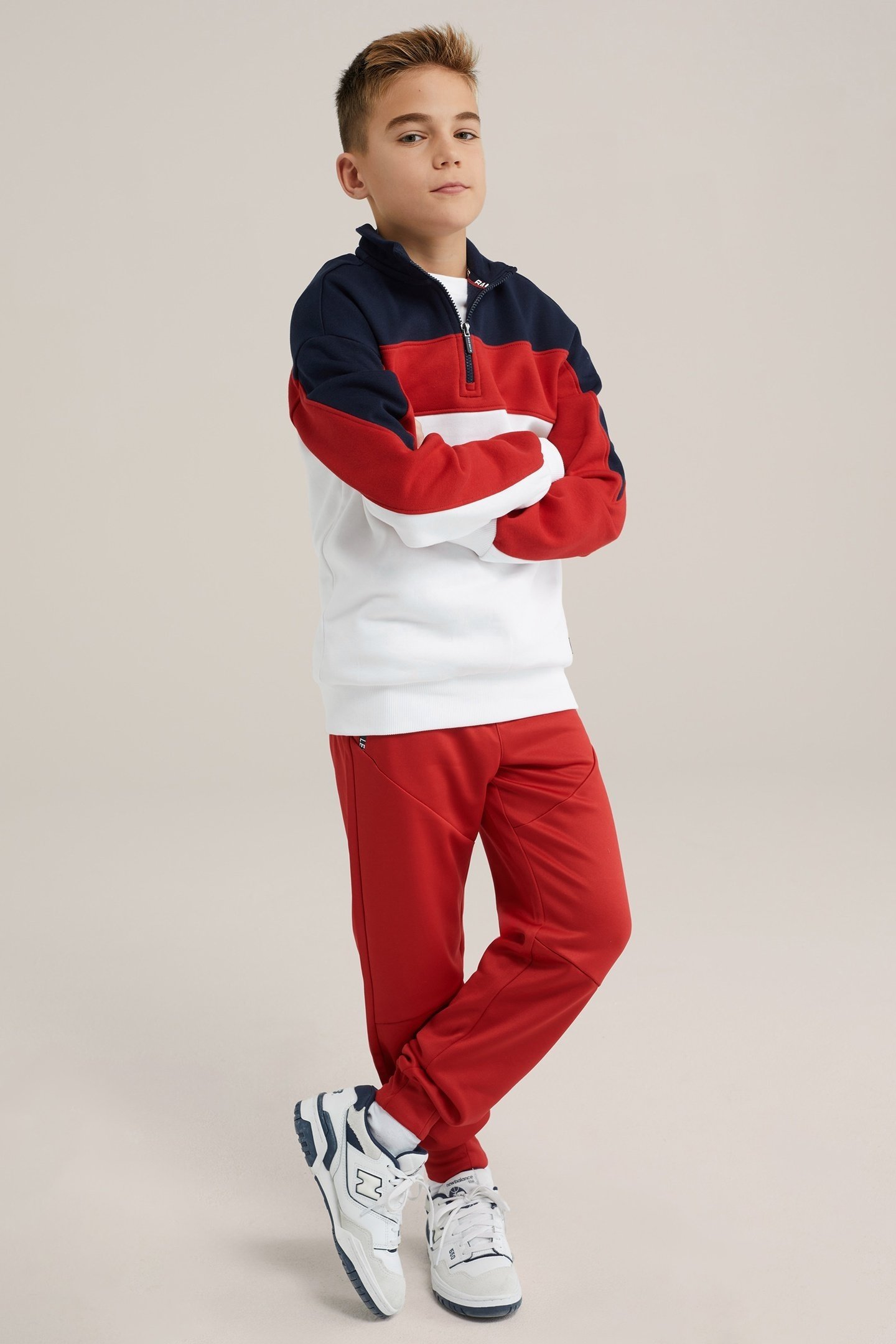 JOGGING PANTS FIRE RED 5