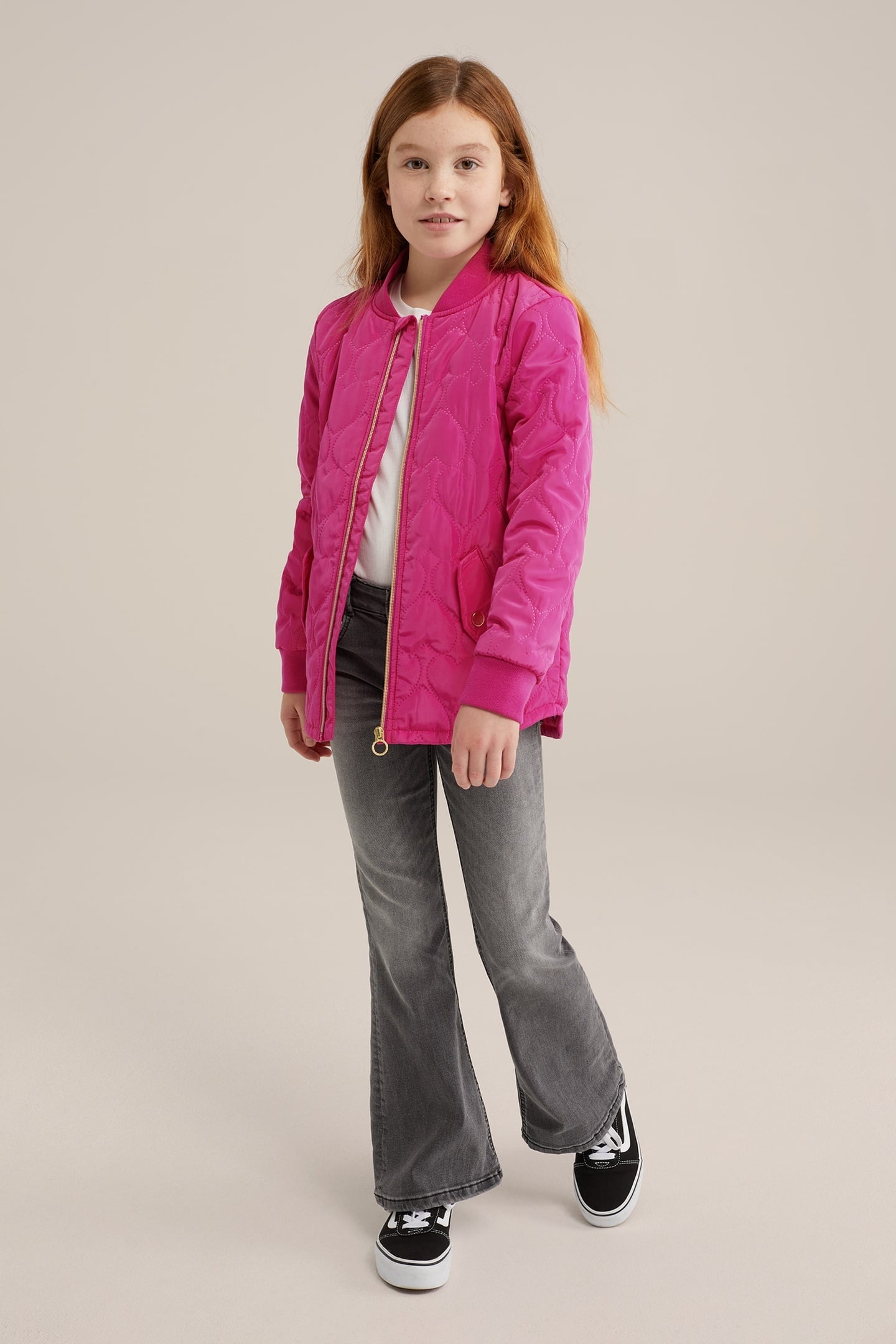 JACKET MIDLONG BRIGHT PINK 7