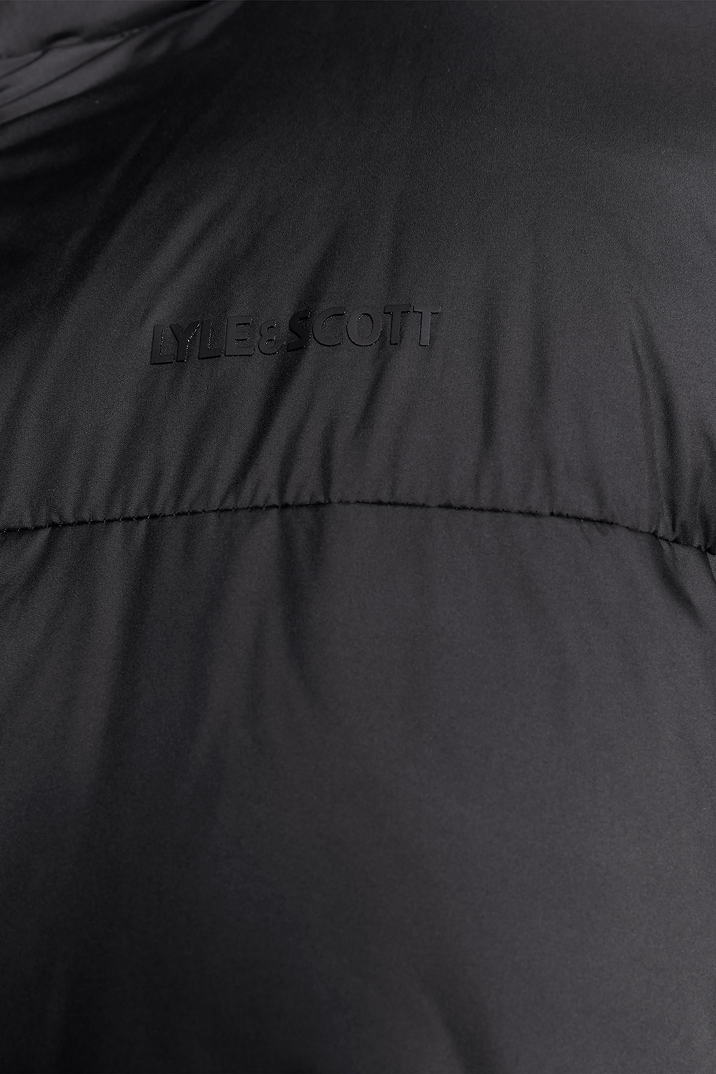 FUNNEL NECK HYBRID ZIP THROUGH JUMPER JET BLACK 6