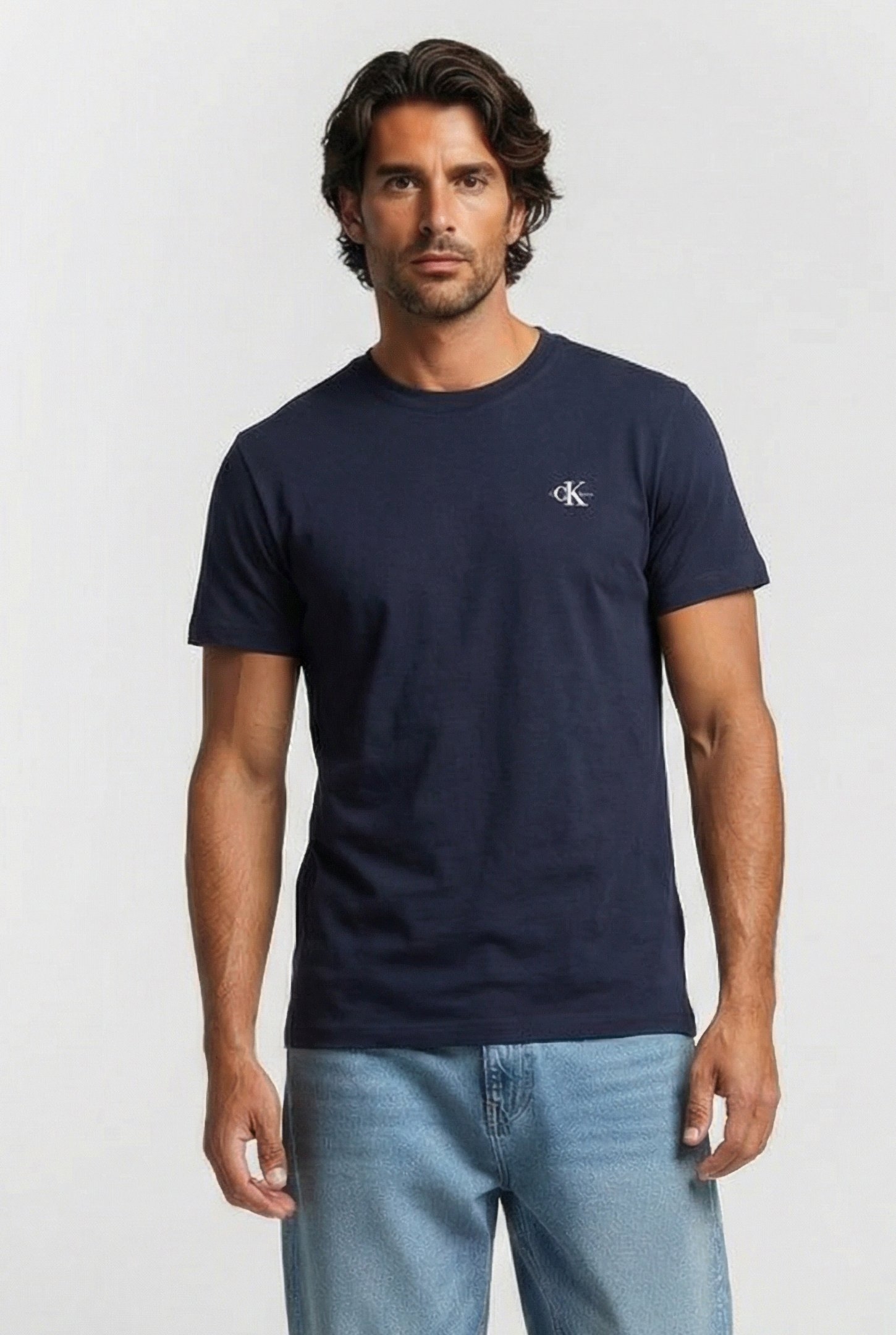 2 PACK MONOLOGO T-SHIRT BRIGHT WHITE / NIGHT SKY 1