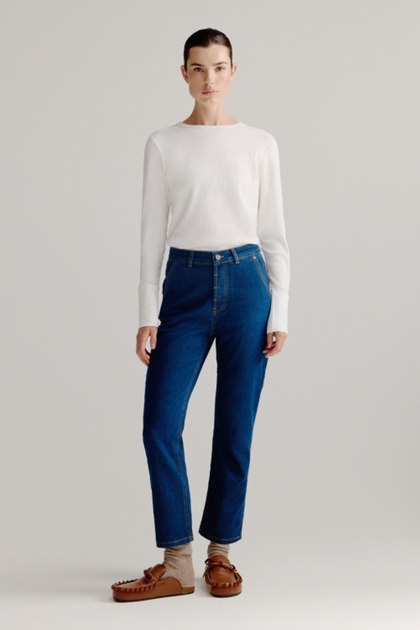 ANDREW CHINO MID BLUE JEANS 1