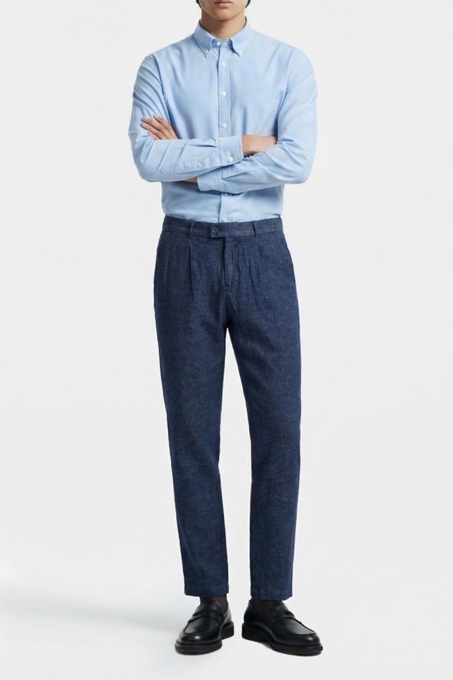 MARCIANO BY GUESS MAX PLEATED REG CHIN THE DARK BLUE WASH 1