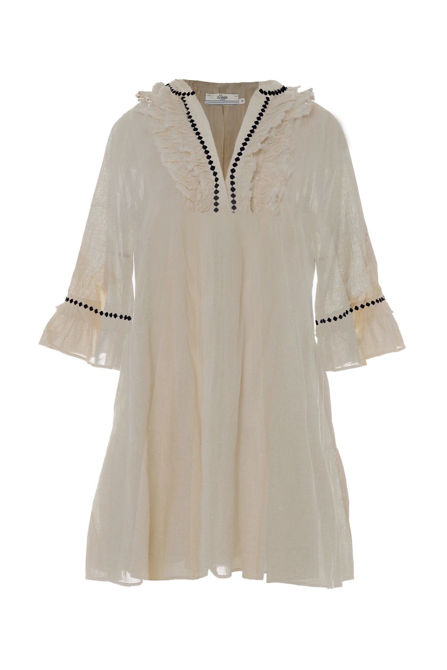 EFISTO SHORT DRESS GAZE OFFWHITE 3