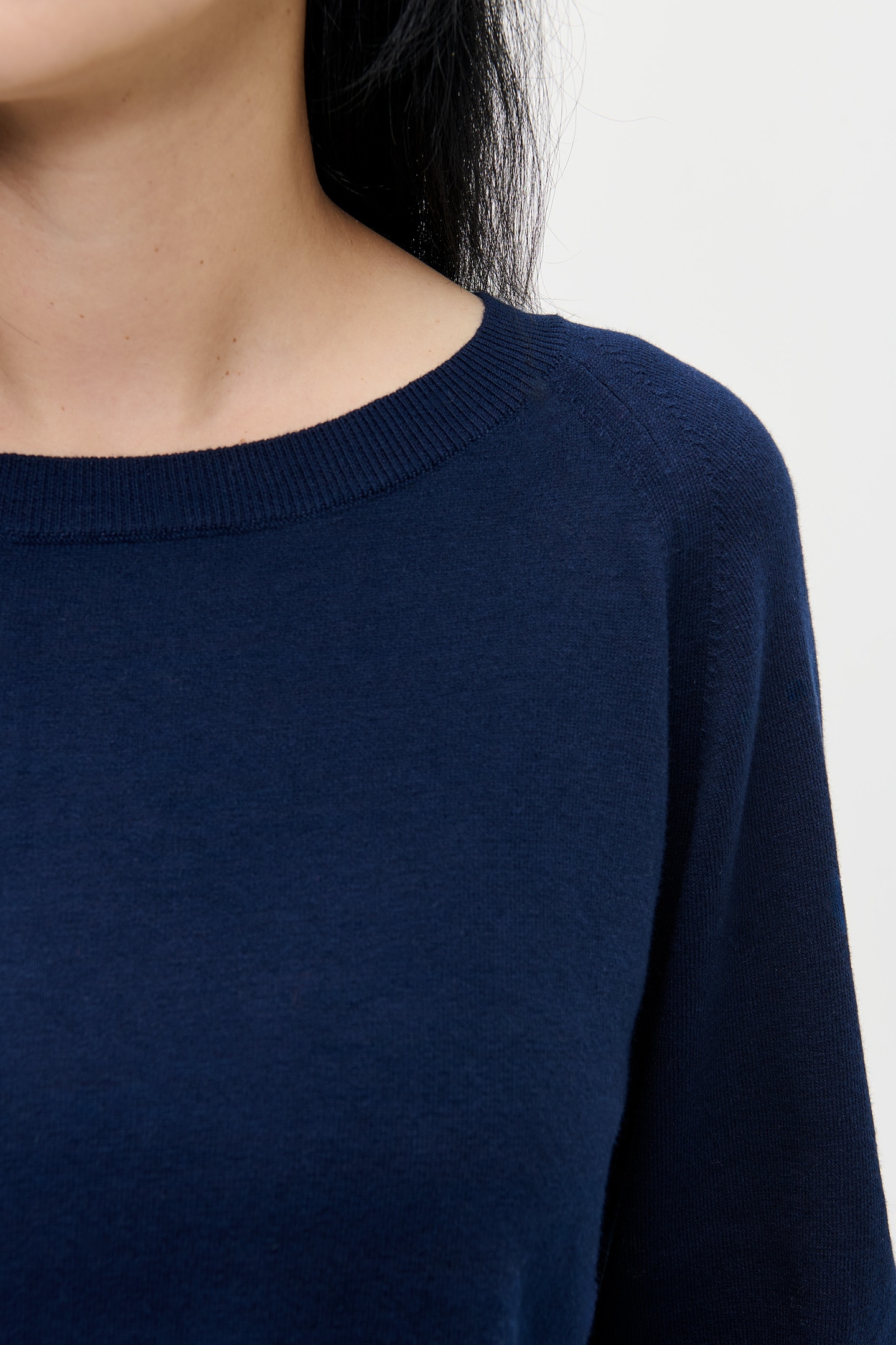 CASHMERE BOATNECK TOP DEEP BLUE 4