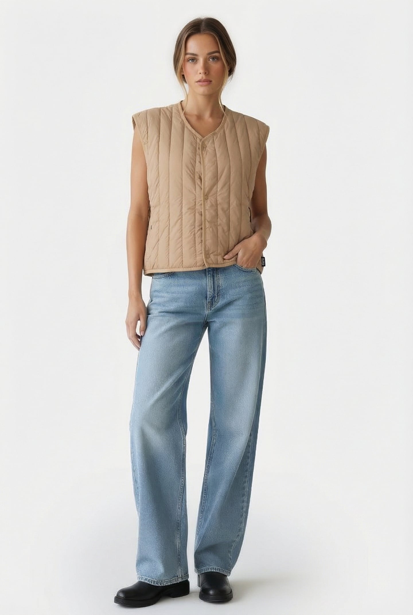 BANJA SHORT LINER W VEST T1 SAND UNISEX 2