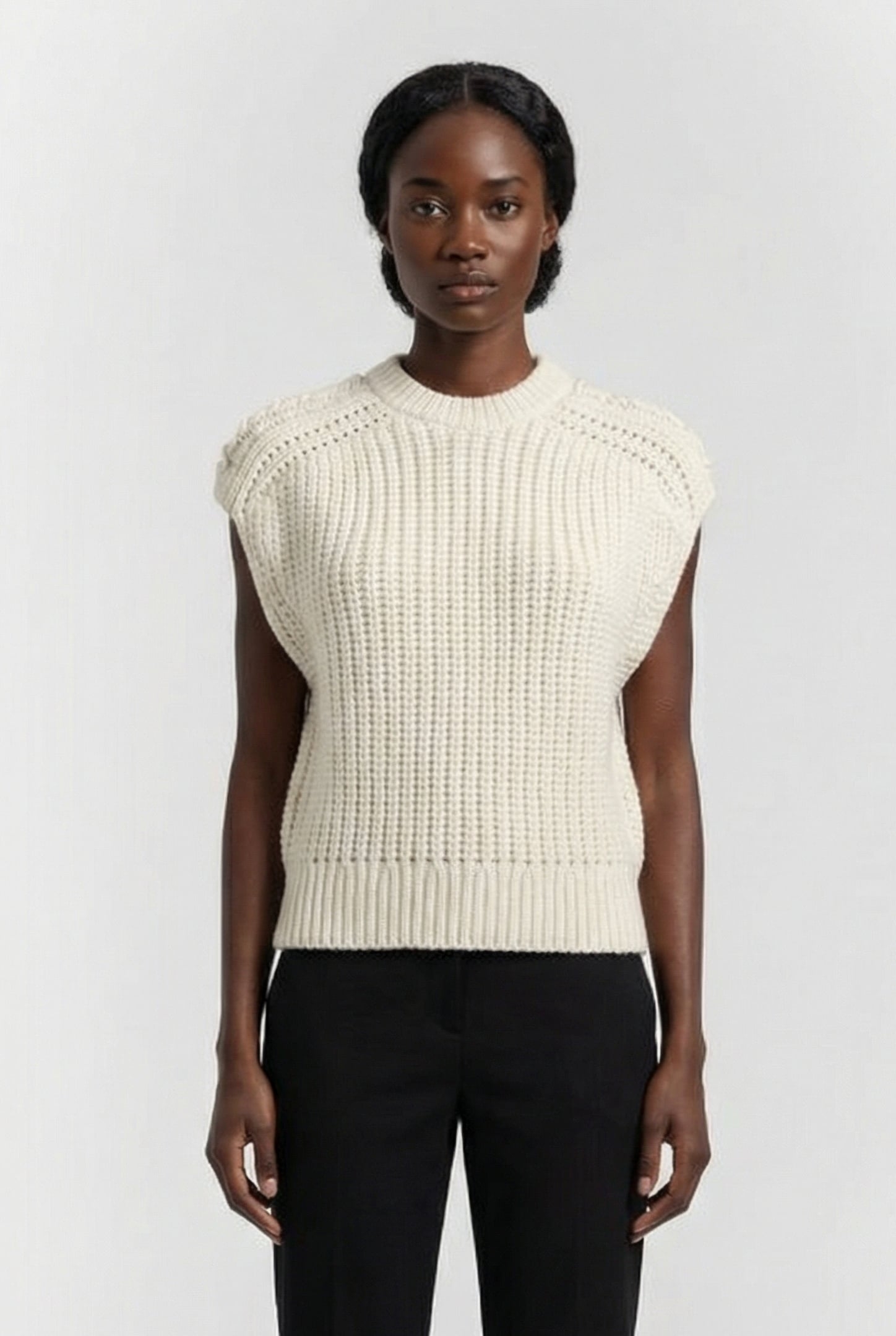 SEVIE PULLOVER ECRU 1