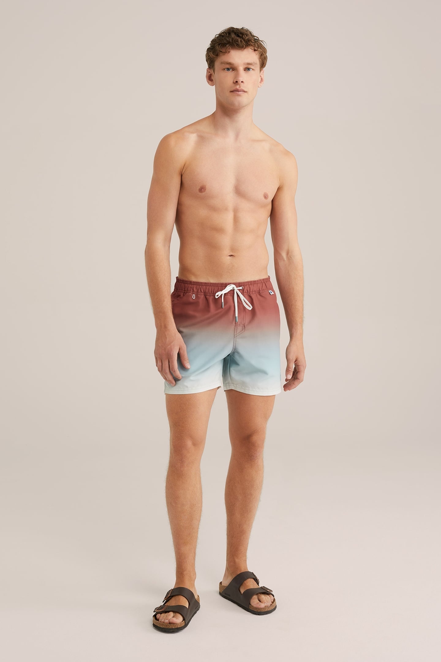 BEACH SHORT VINTAGE RED 8