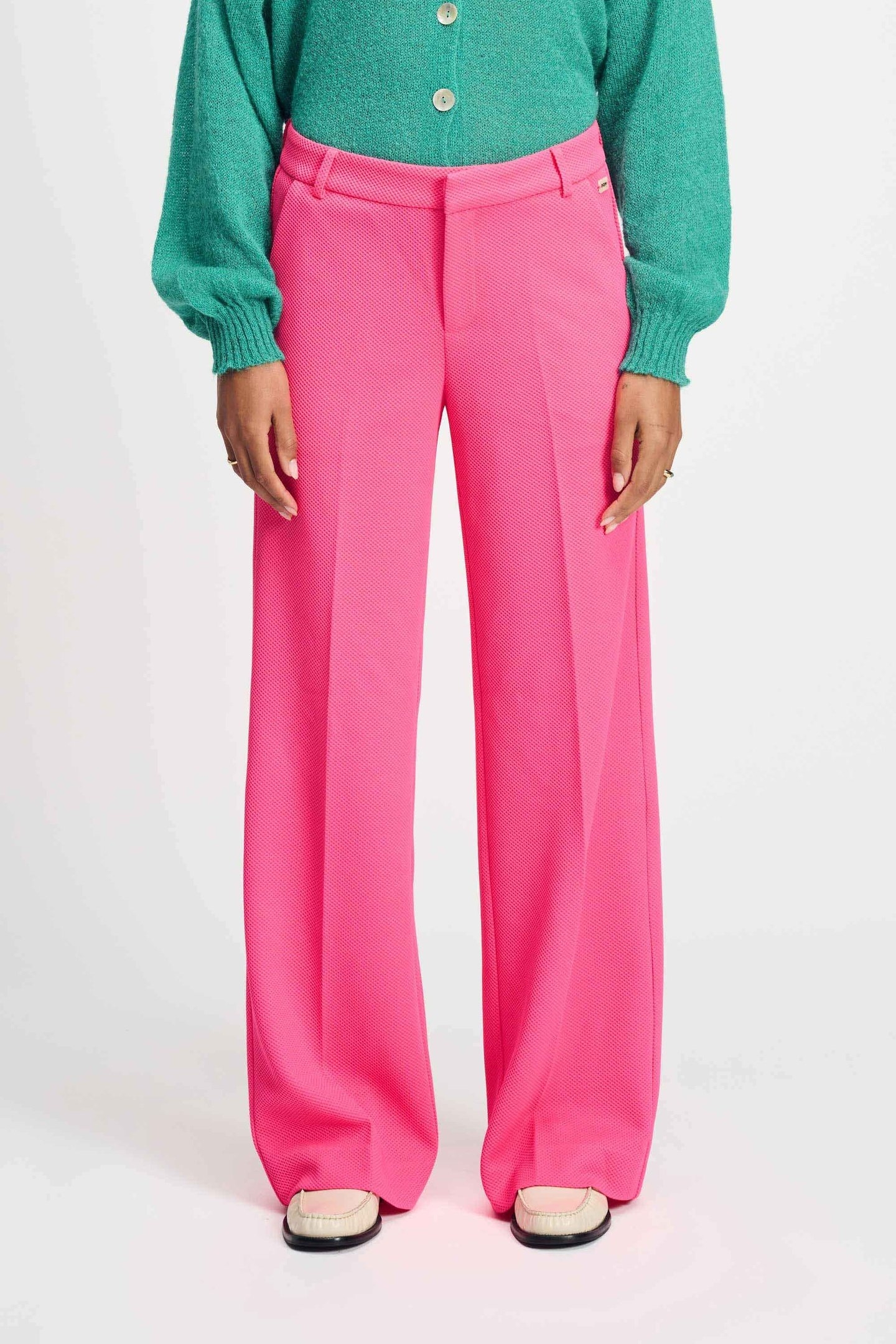 PANTS WIDE LEG VIBRANT PINK 6