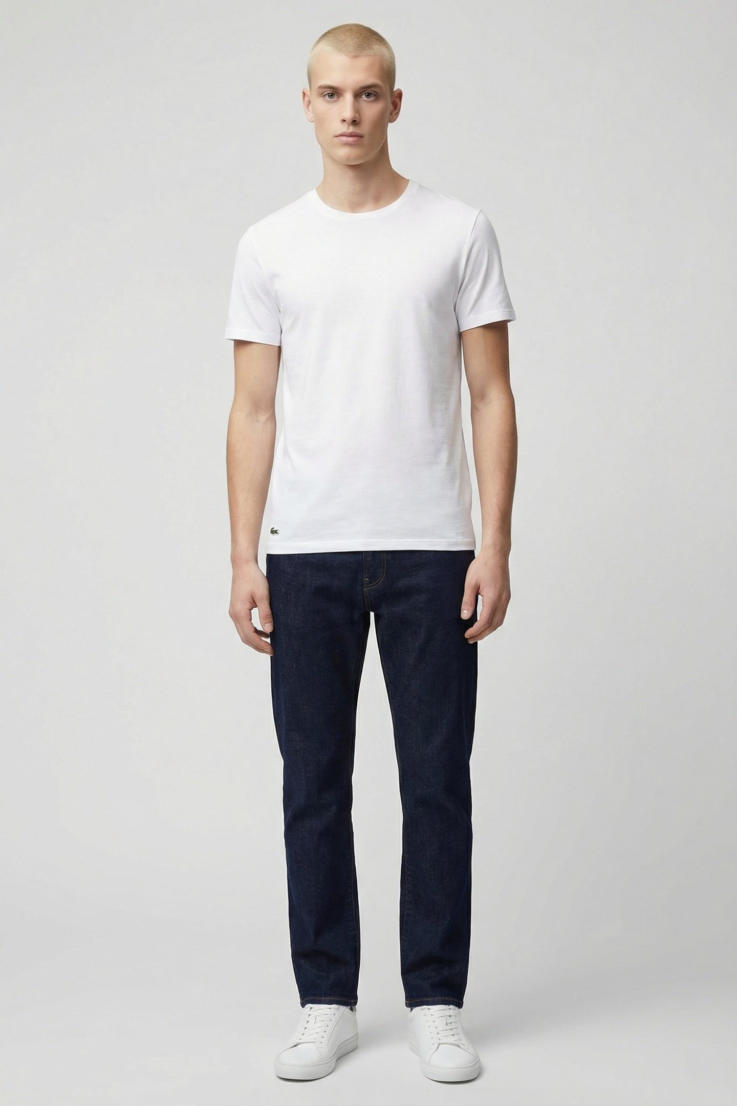 3-PACK SLIM FIT UNDERSHIRTS WHITE 1