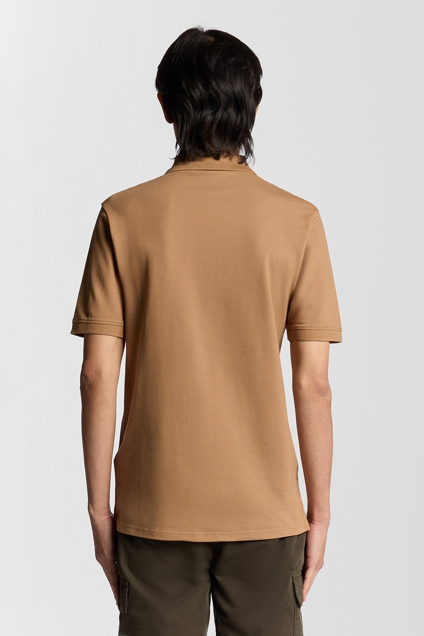 PLAIN POLO SHIRT TIGERS EYE 3