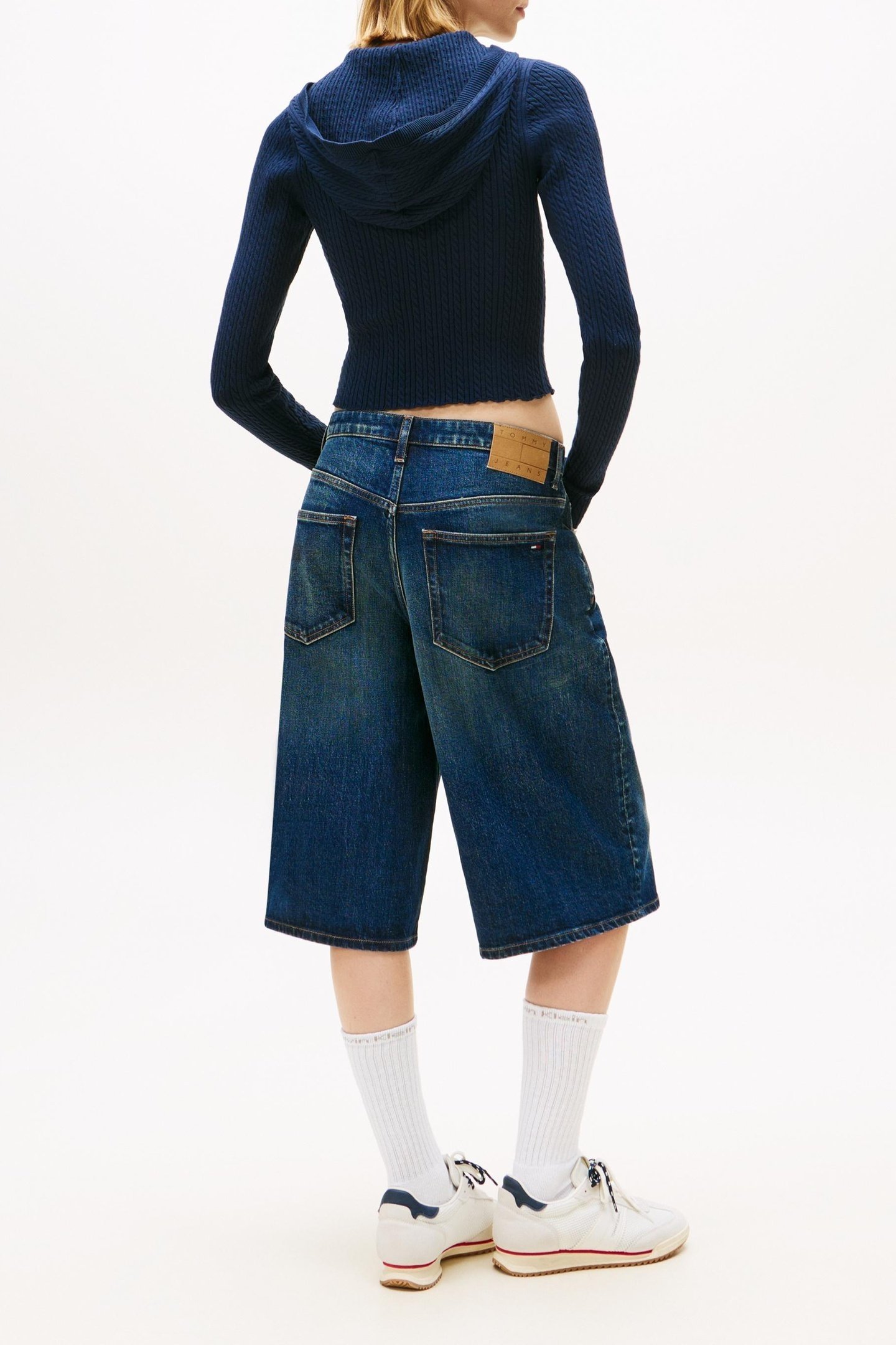 ESSENTIAL ZIPPER THROUGH HOODIE DARK NIGHT NAVY 3