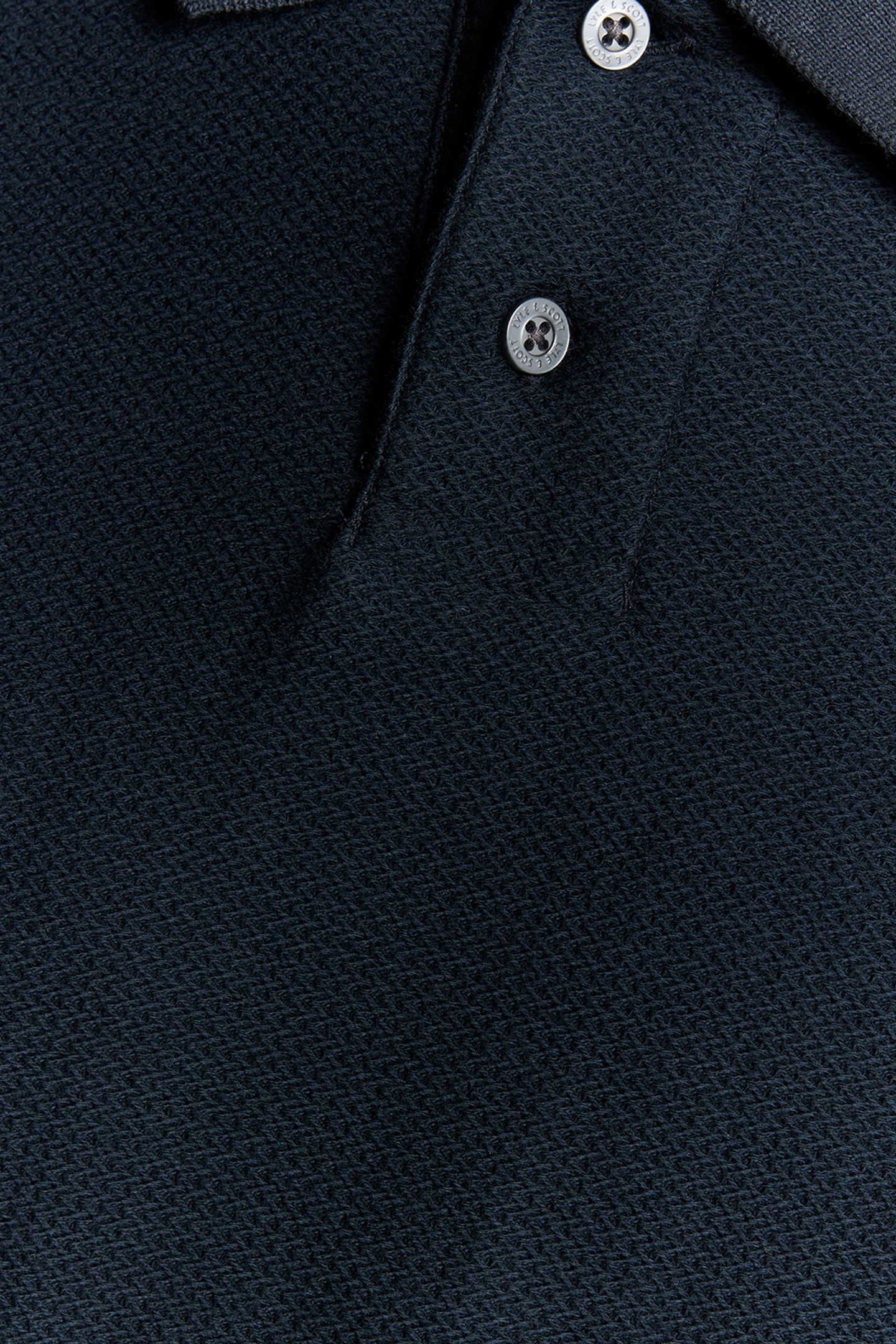 JACQUARD DOBBY POLO SHIRT DARK NAVY 6