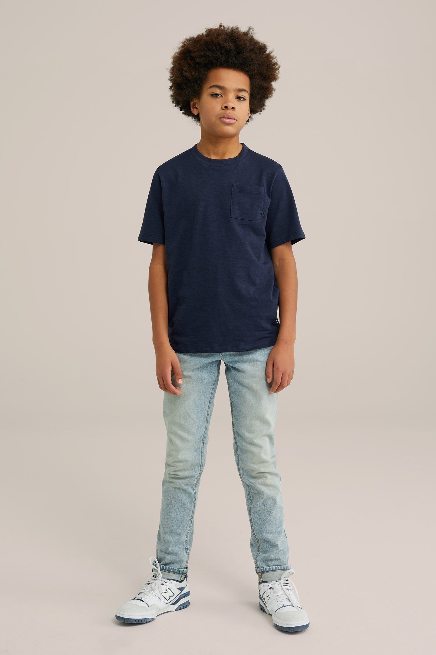 5-POCKET MID WAIST LIGHT BLUE 2