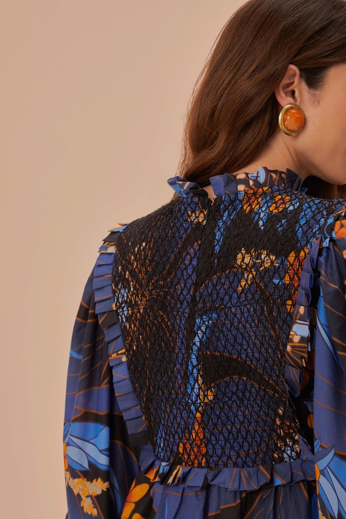 PIETRA FLORAL BLACK MINI DRESS 4