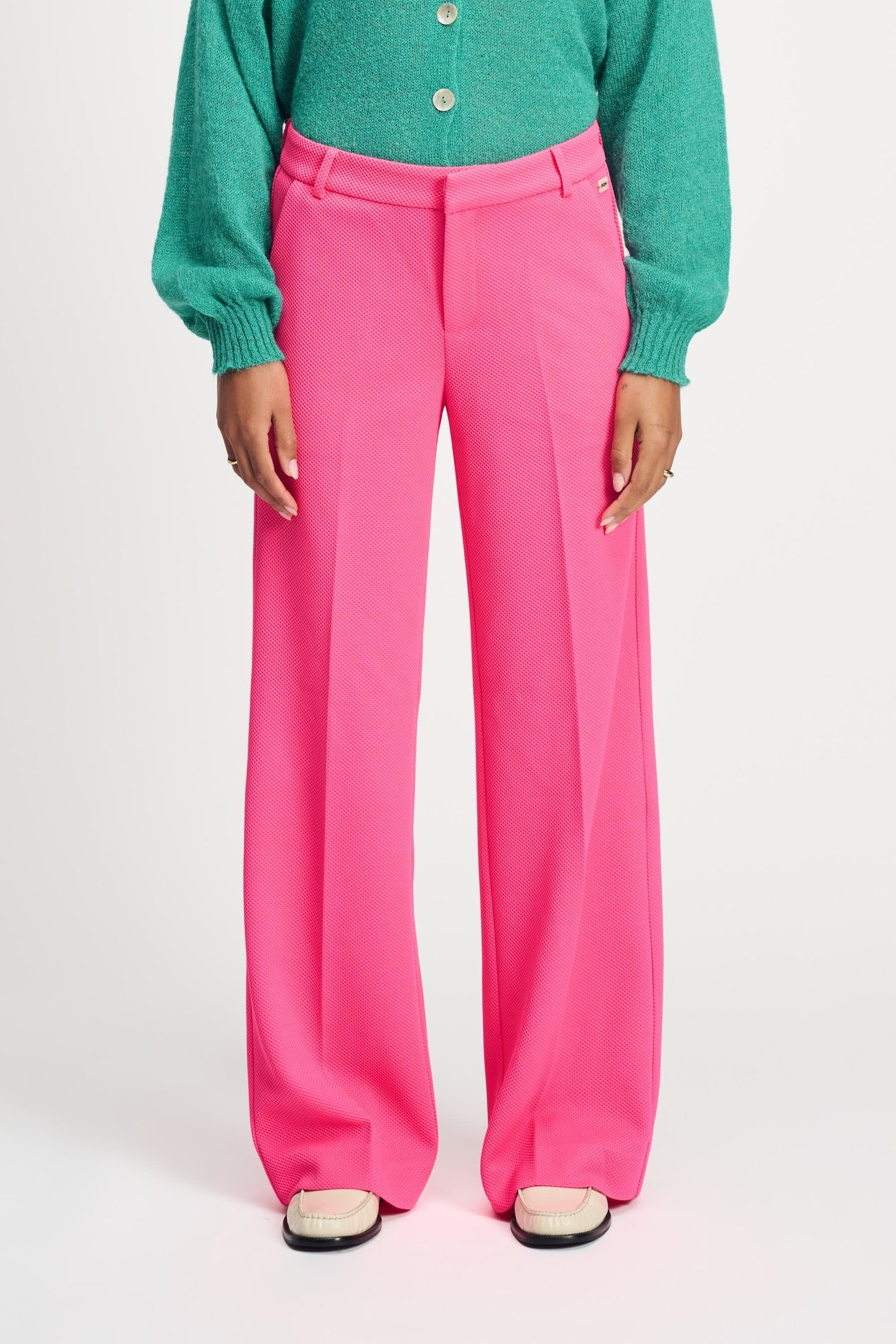 PANTS WIDE LEG VIBRANT PINK 3