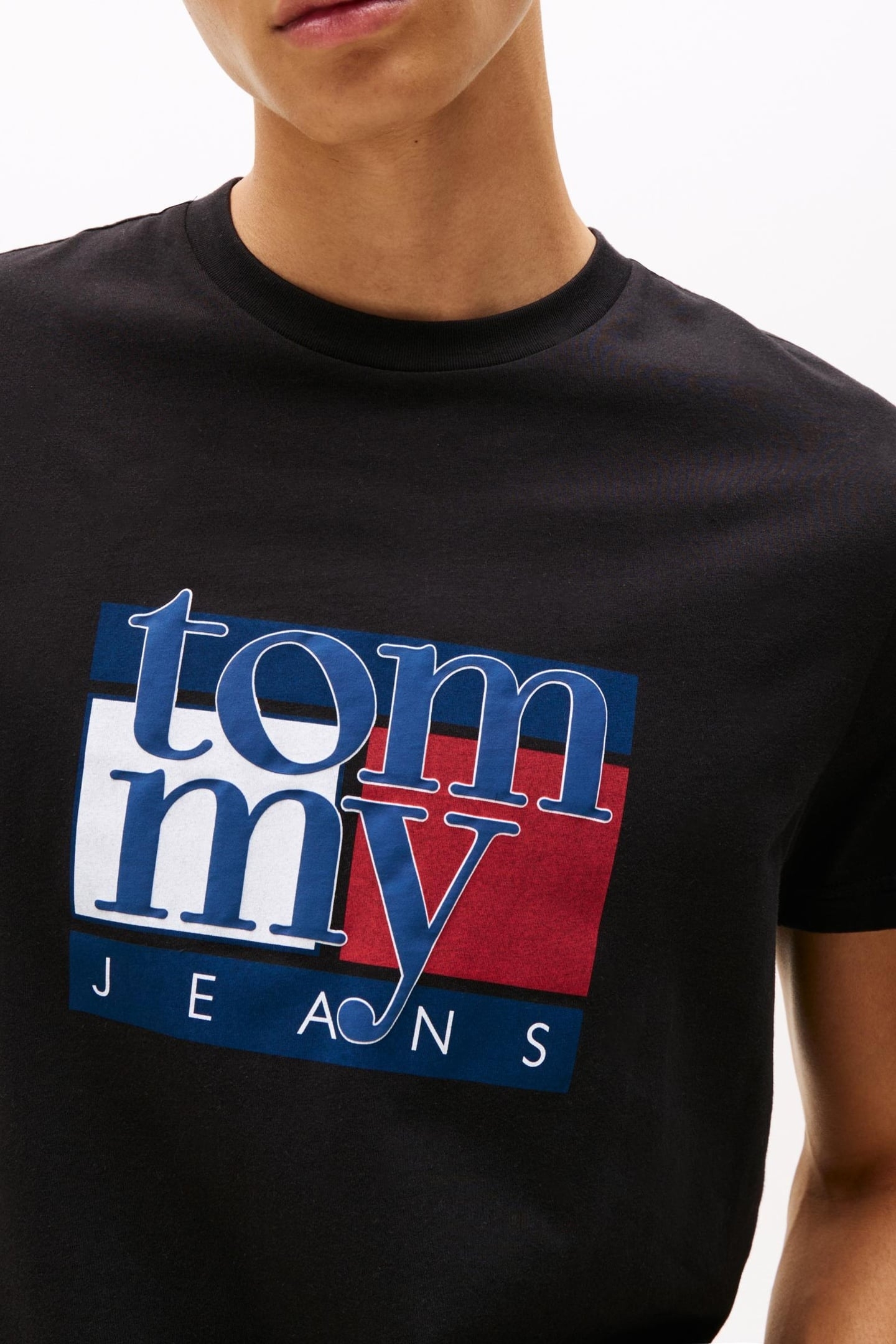 SLIM FLAG SHORTSLEEVE TEE BLACK 5