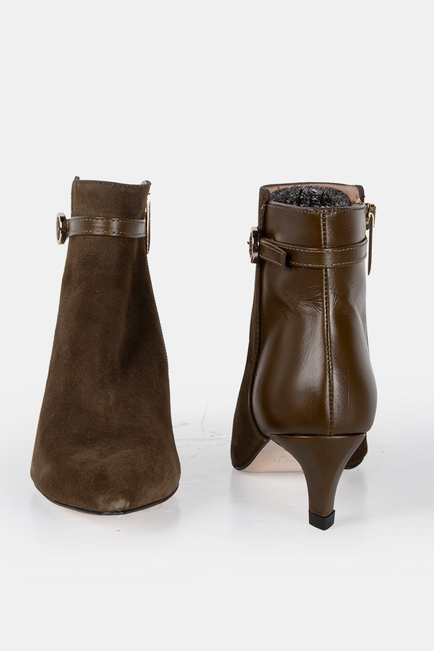 ALMA - POINTED PEARL BUCK OLIVE 3