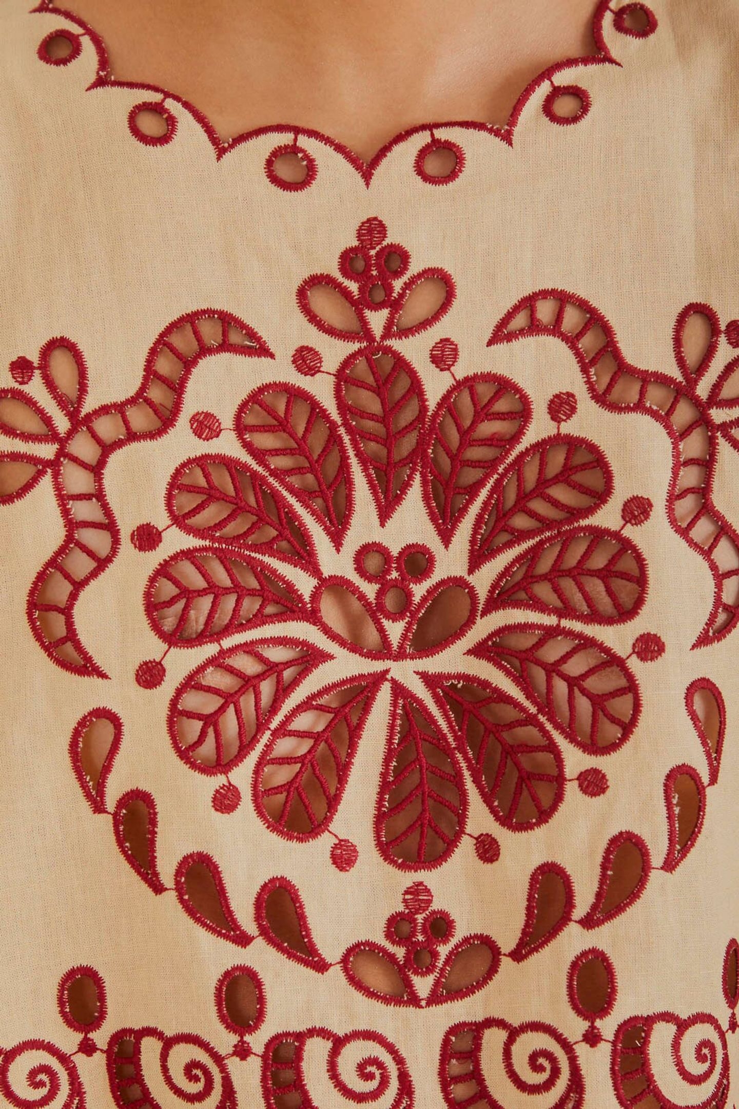 SAND RICHELIEU SLEEVELESS CROP TOP 6