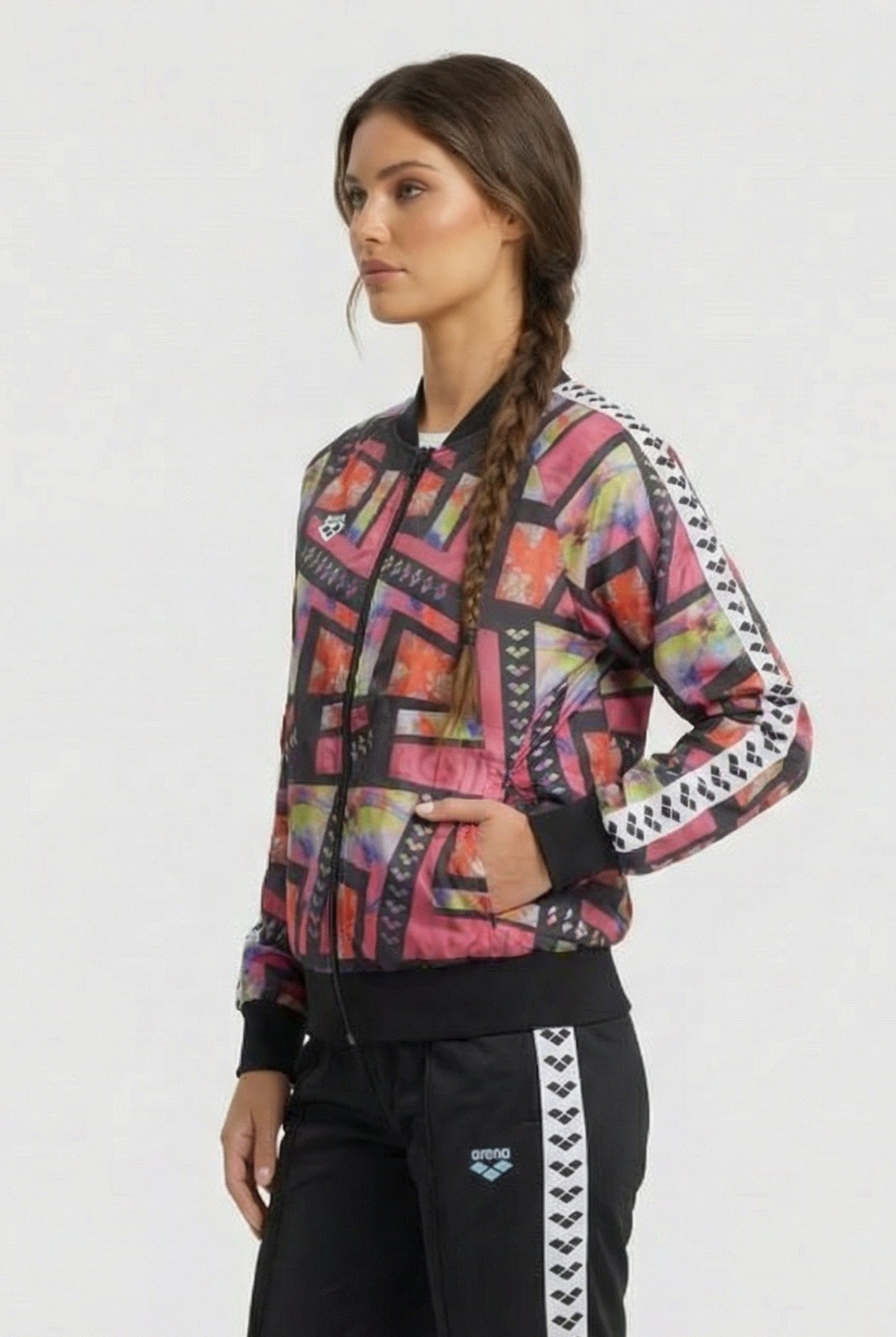 UNISEX RELAX IV TEAM JACKET POLY MULTI BLACK 4