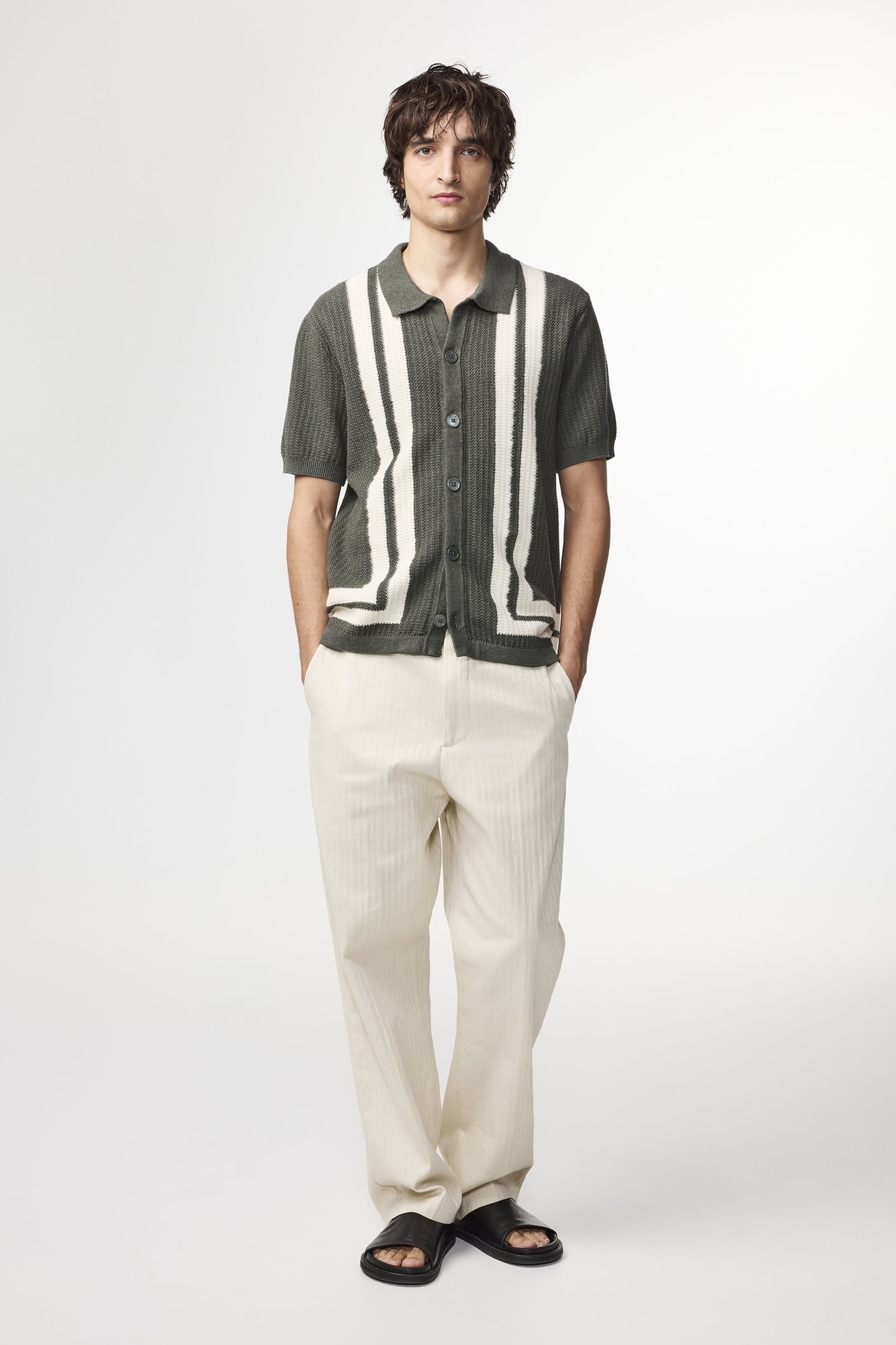 ARES KNIT 6636 CROC GREEN 1