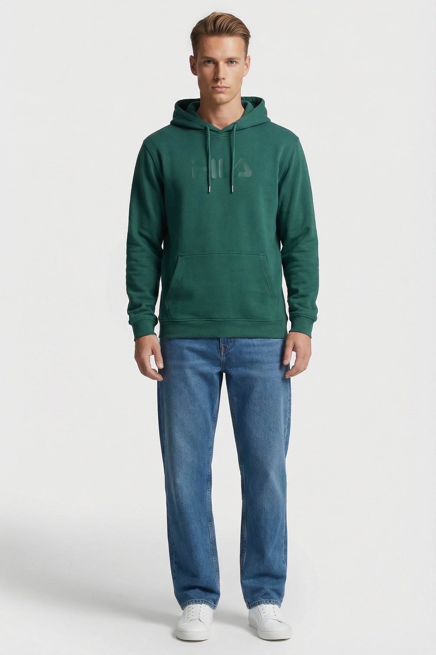 UNISEX ZOLTAN LOGO HOODY POSY GREEN 1