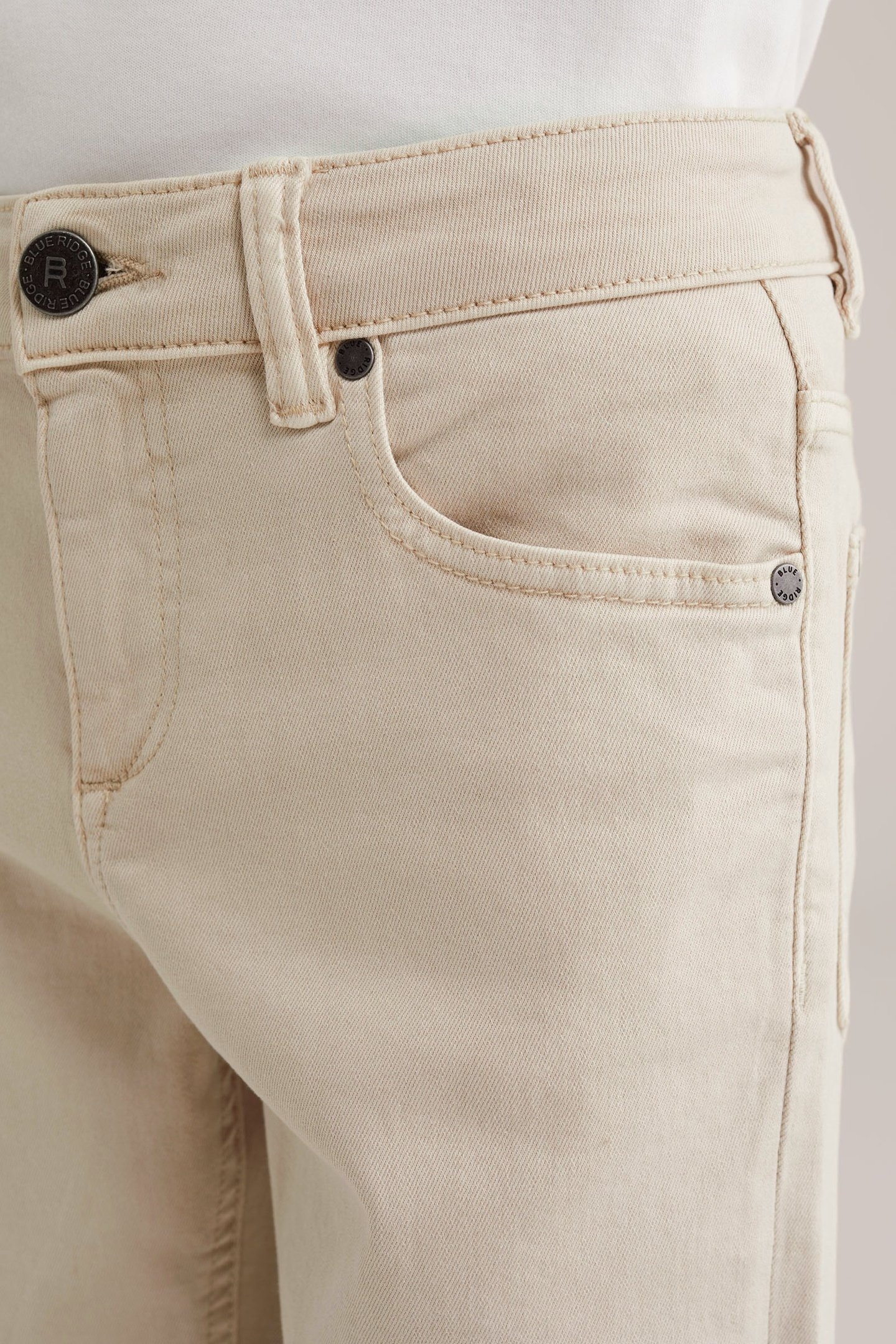 5-POCKET MID WAIST BEIGE 7