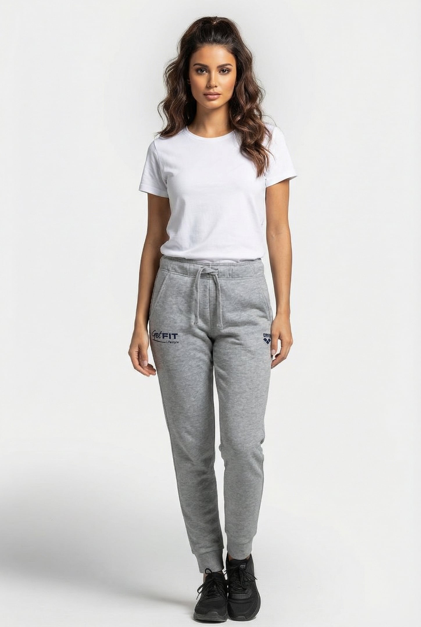 W ESSENTIAL PANT GET FIT MEDIUM GREY MELANGE 1