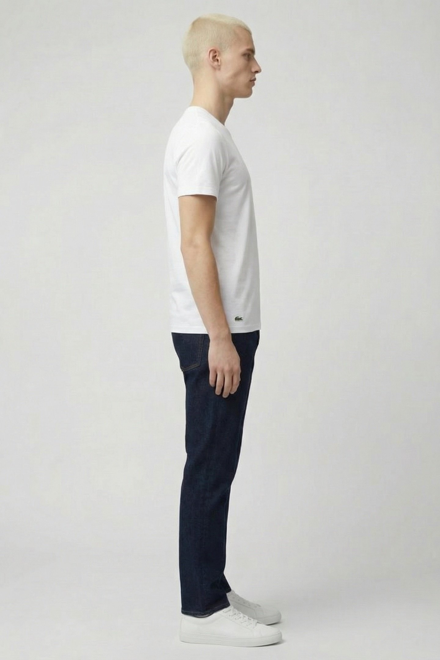 3-PACK SLIM FIT UNDERSHIRTS WHITE 4