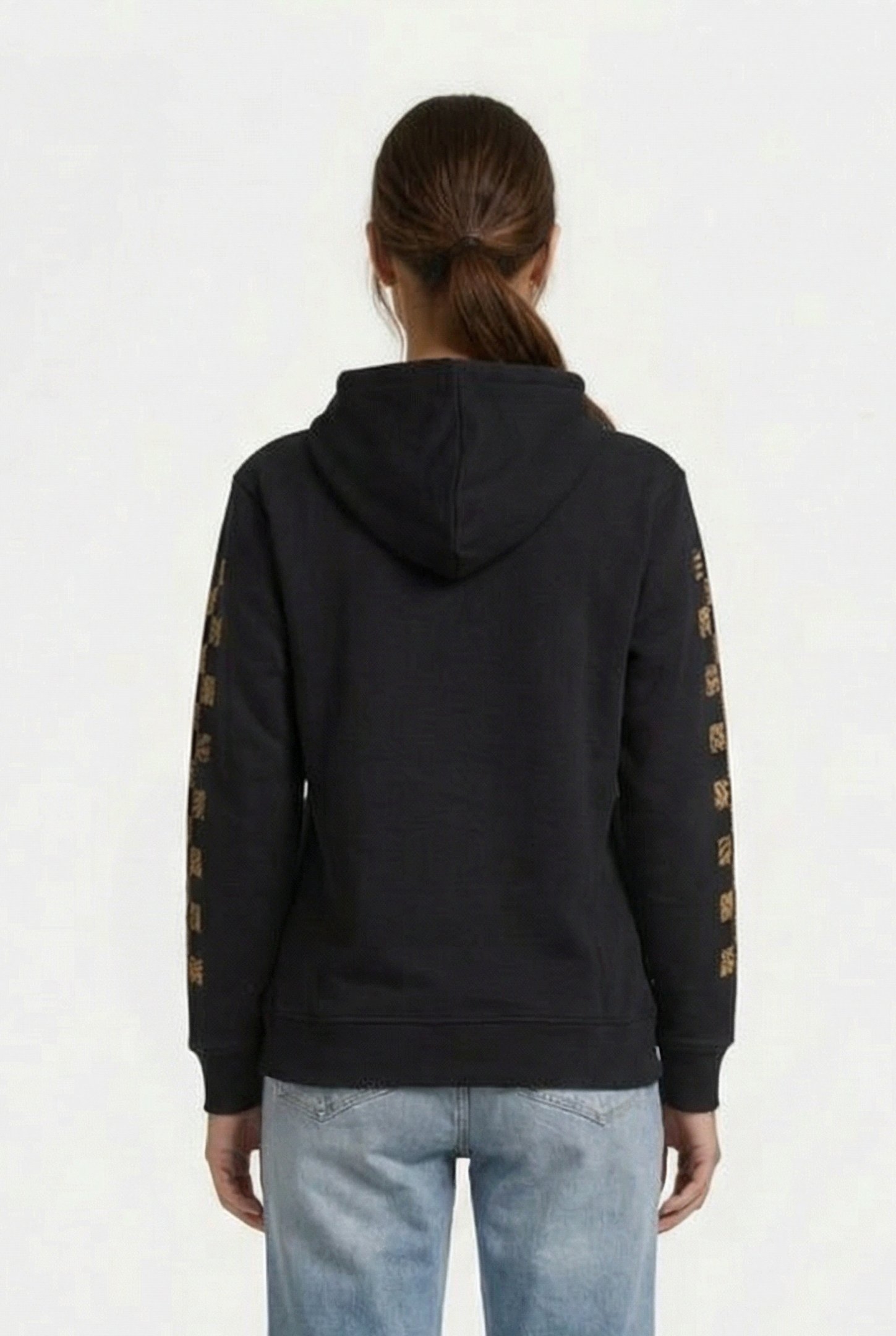 WYLD TANGLE ANIMAL BFF HOODIE DUSK DOWNER BLACK 2