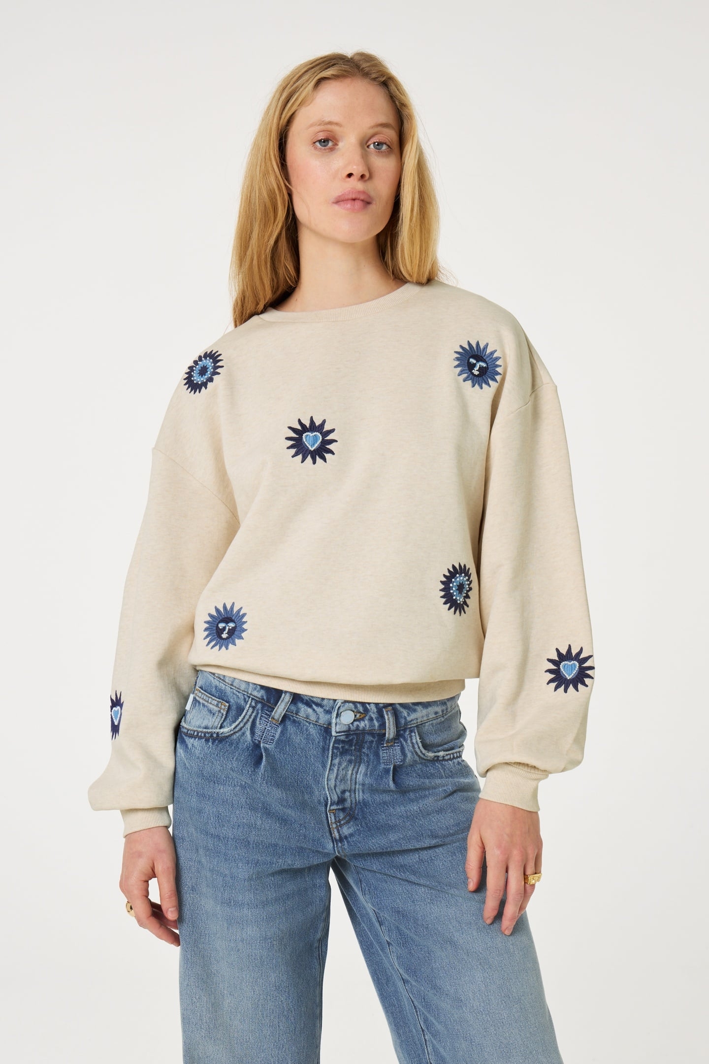 LUNA SWEATER OATMEAL MELANGE 4