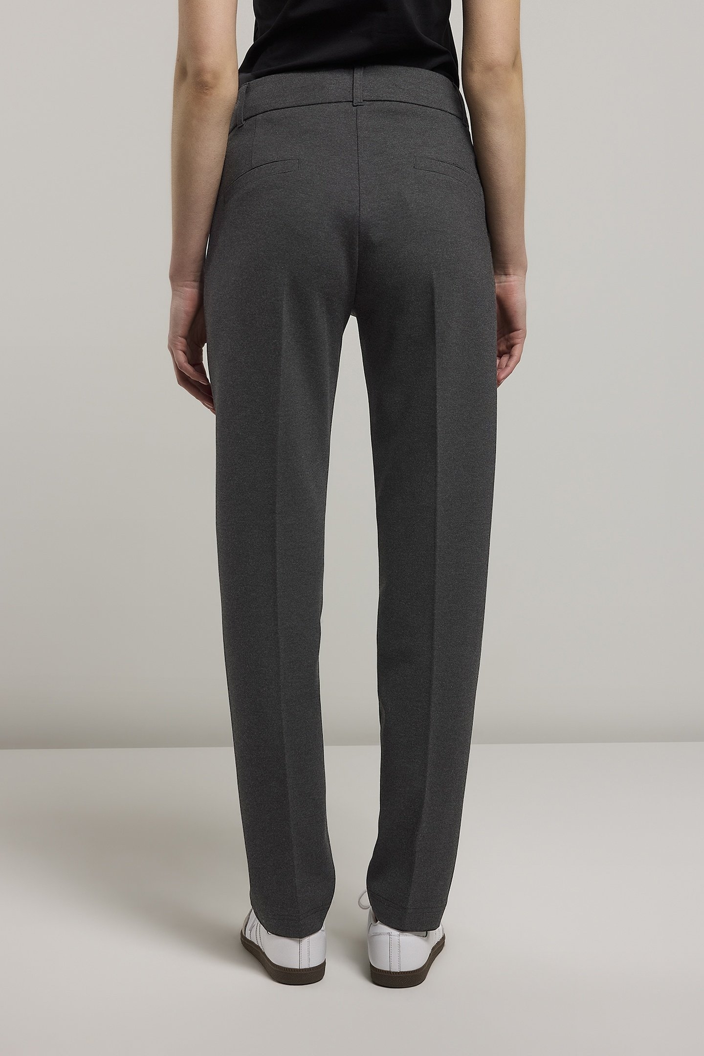 TROUSERS PUNTO MILANO MID GREY 1