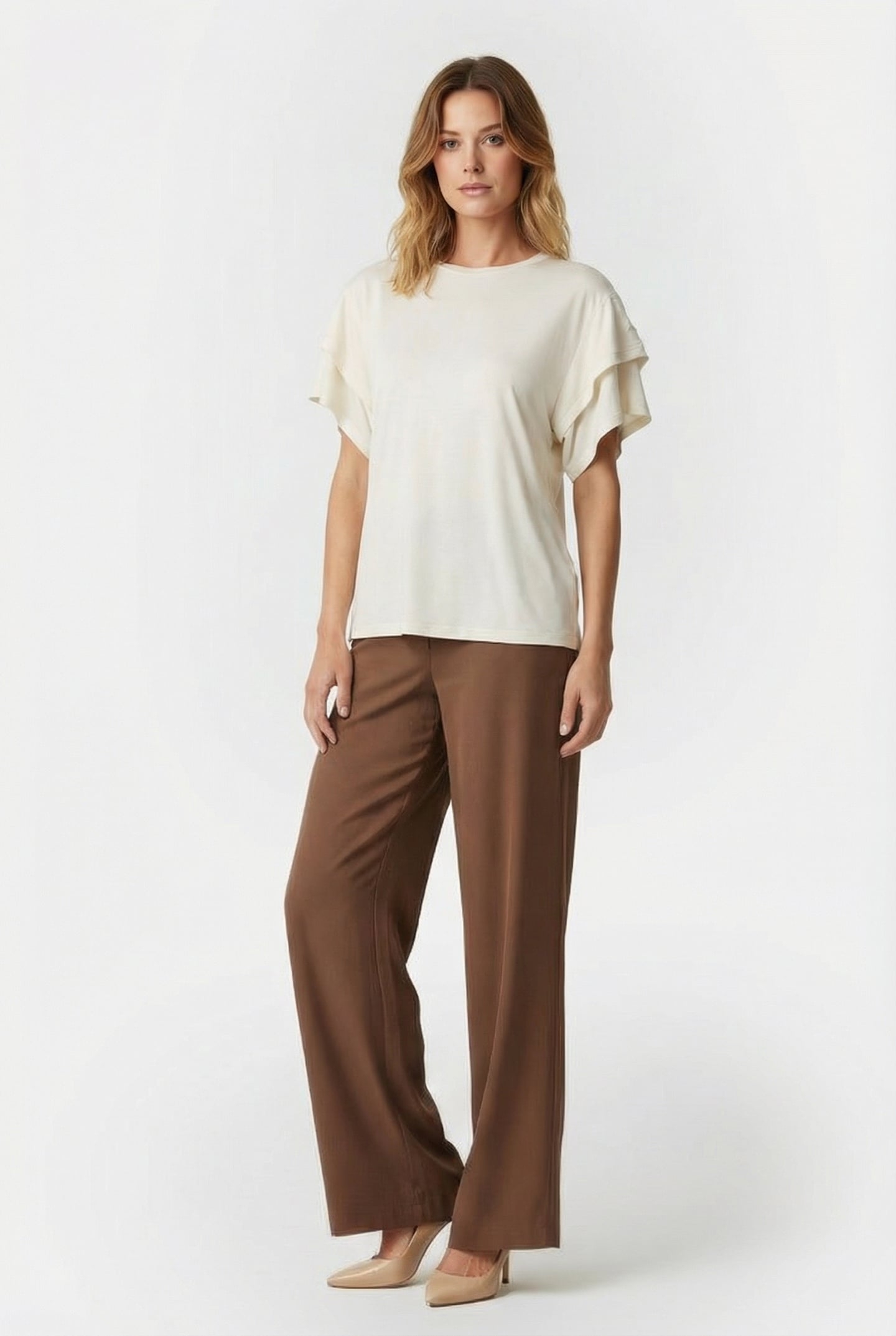 FREDINE T-SHIRT PEARLY WHITE 1