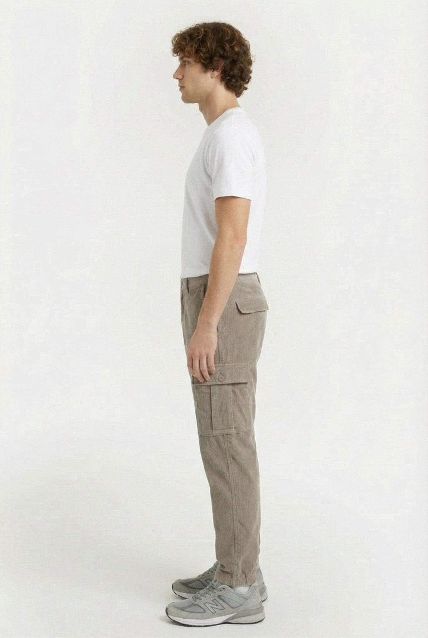 SERVICE CARGO CORD LOOSE TAPERED PANT DESERT TAUPE 3