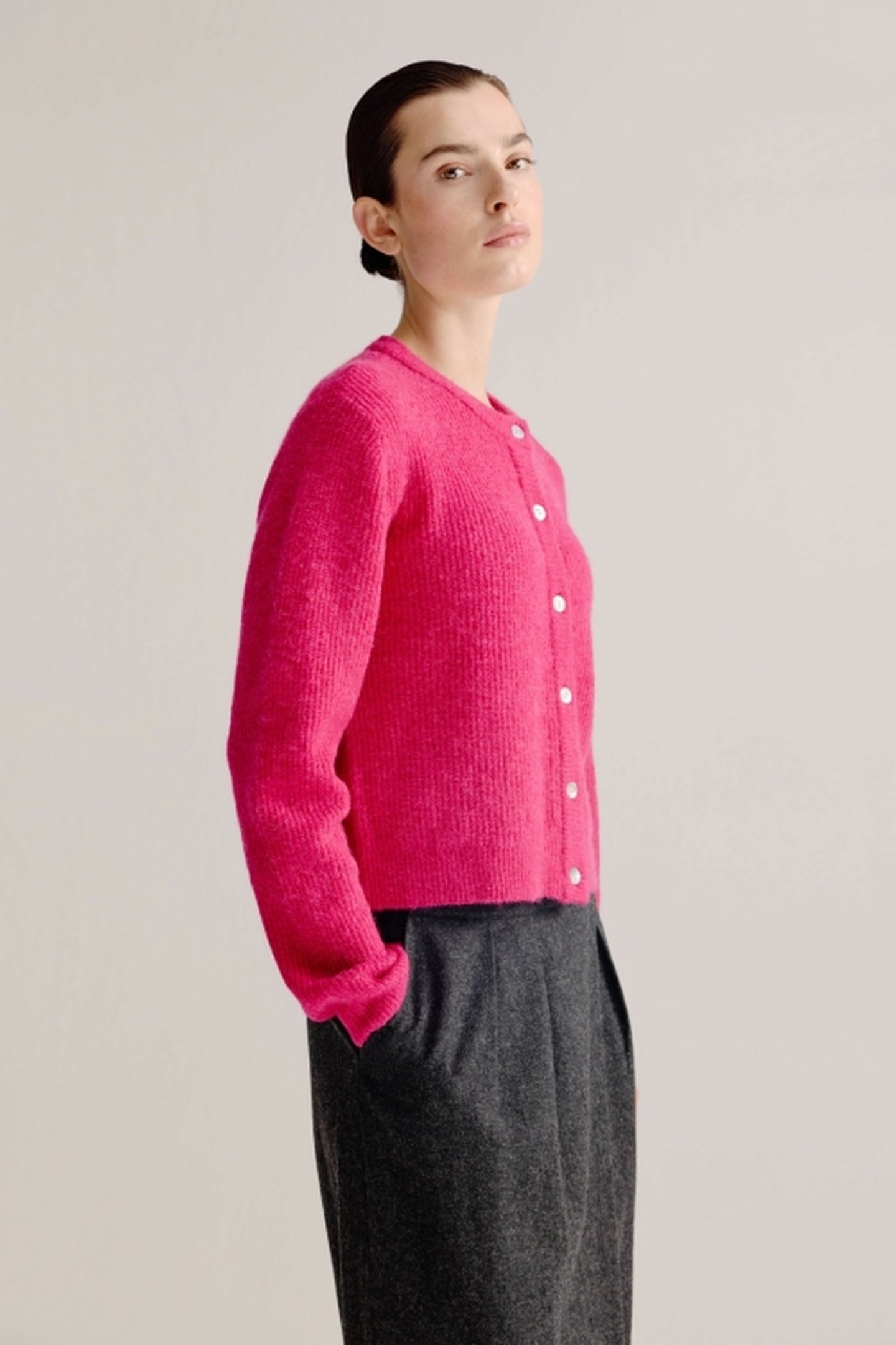 LAURINE CARDIGAN FUCHSIA 3