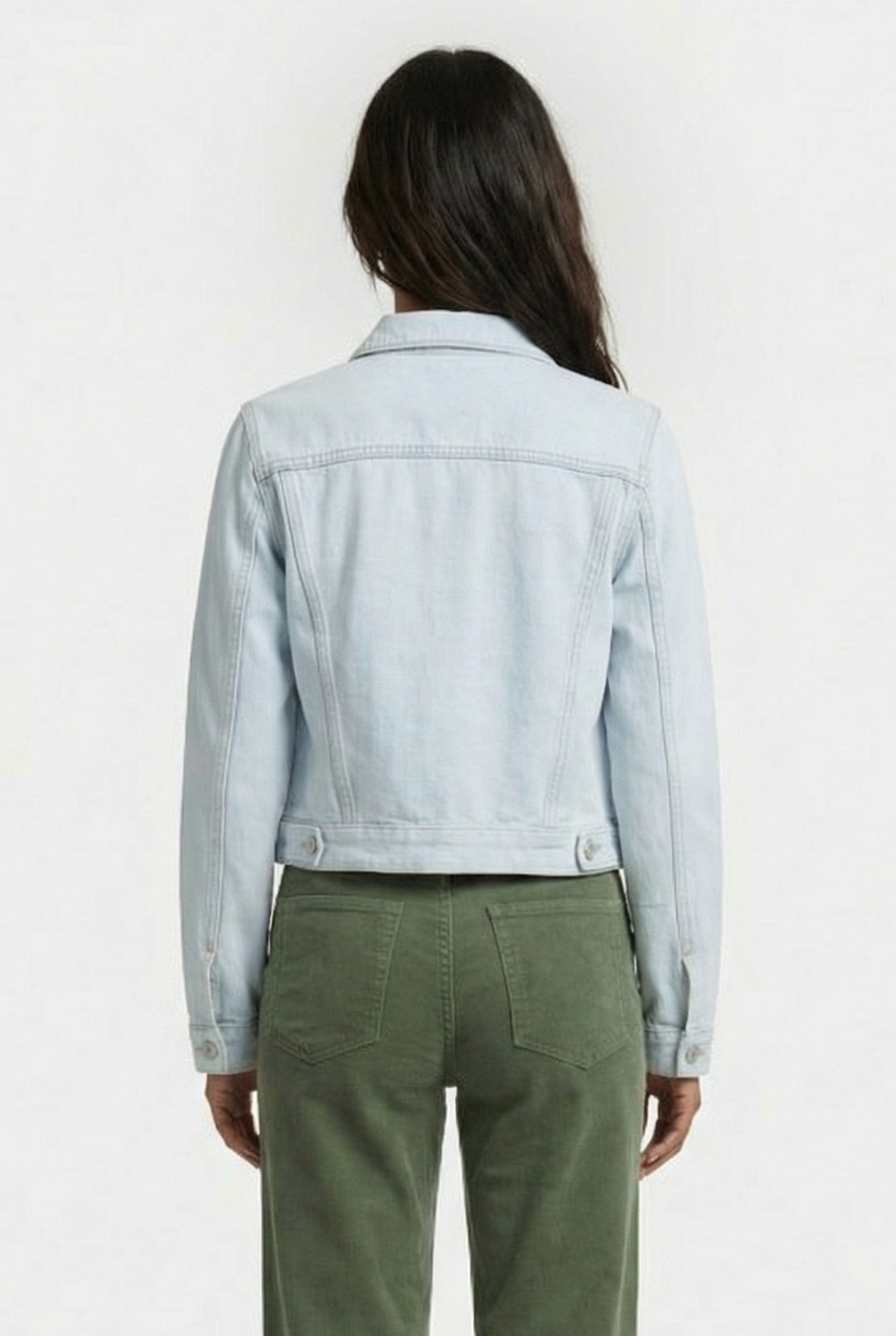 MACEE MICRO WSTRN DENIM LS JKT BLUE 2