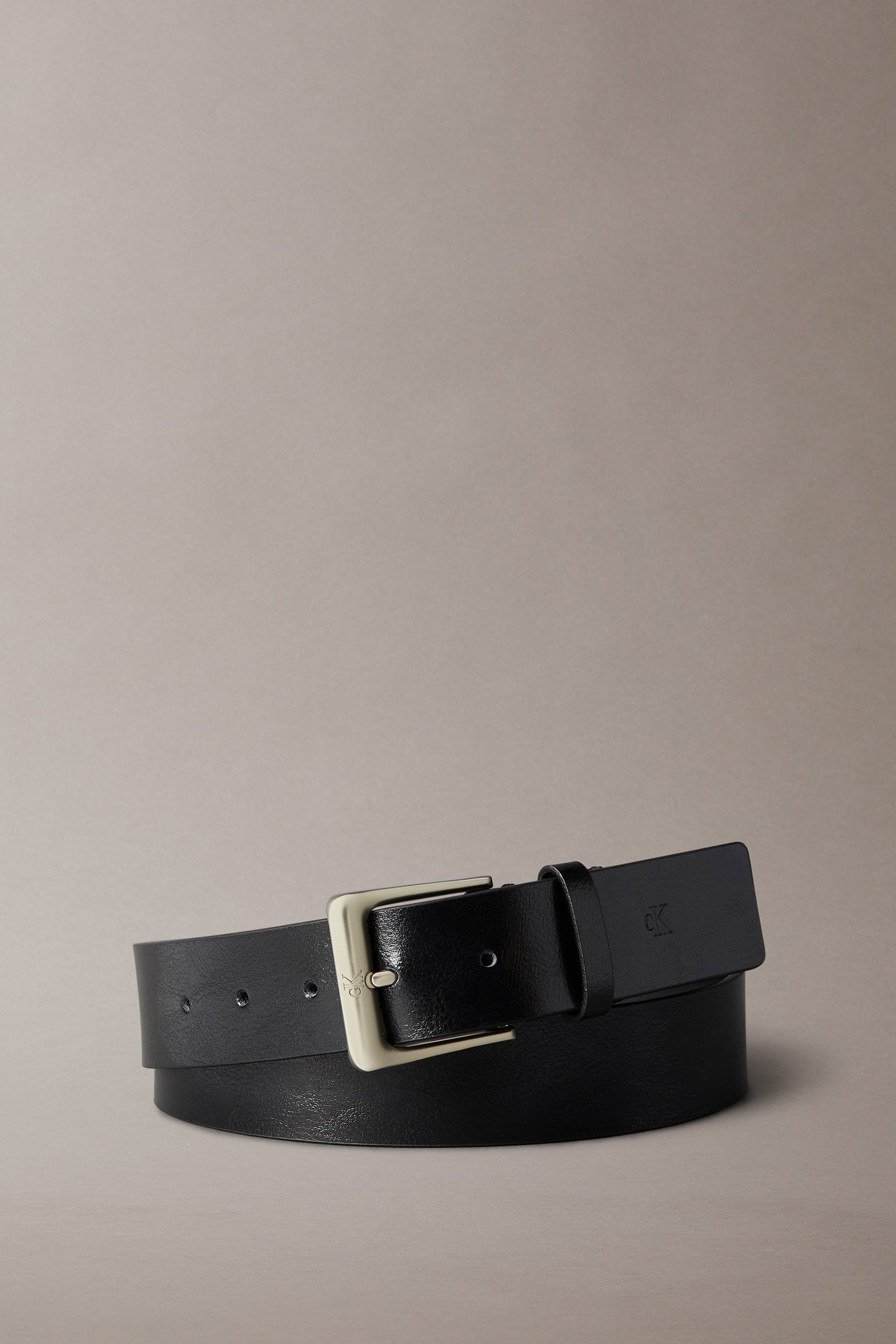 CLASSIC BUCKLE 35MM BELT BLACK/PEWTER 1