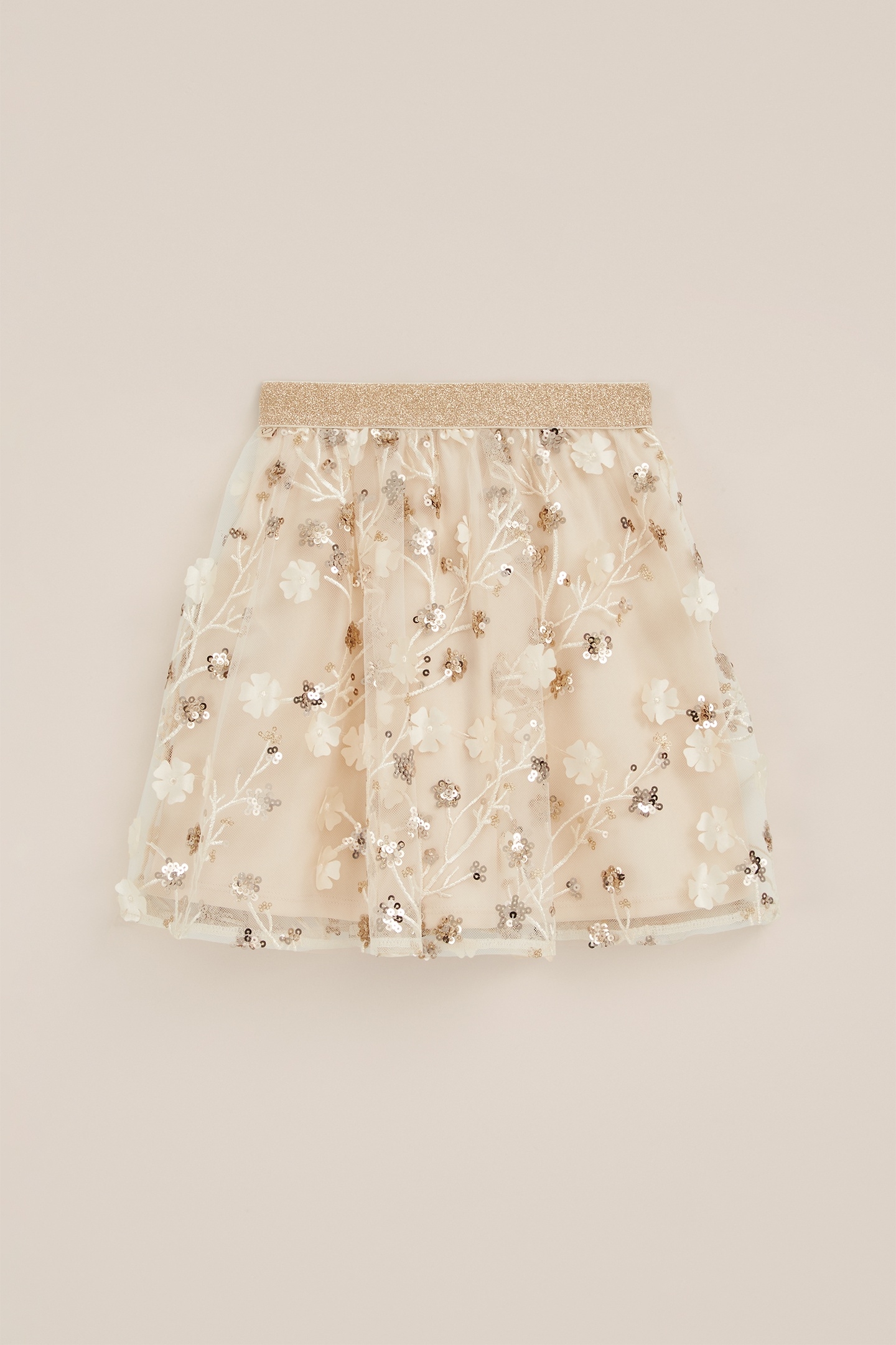 SKIRT MINI LENGTH BEIGE 3