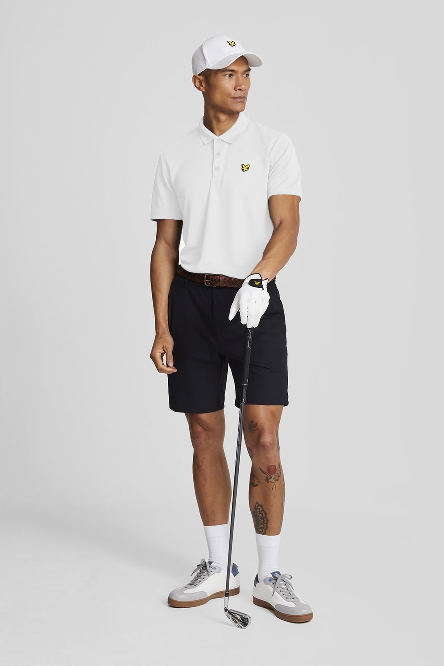 GOLF TECH POLO SHIRT WHITE 1