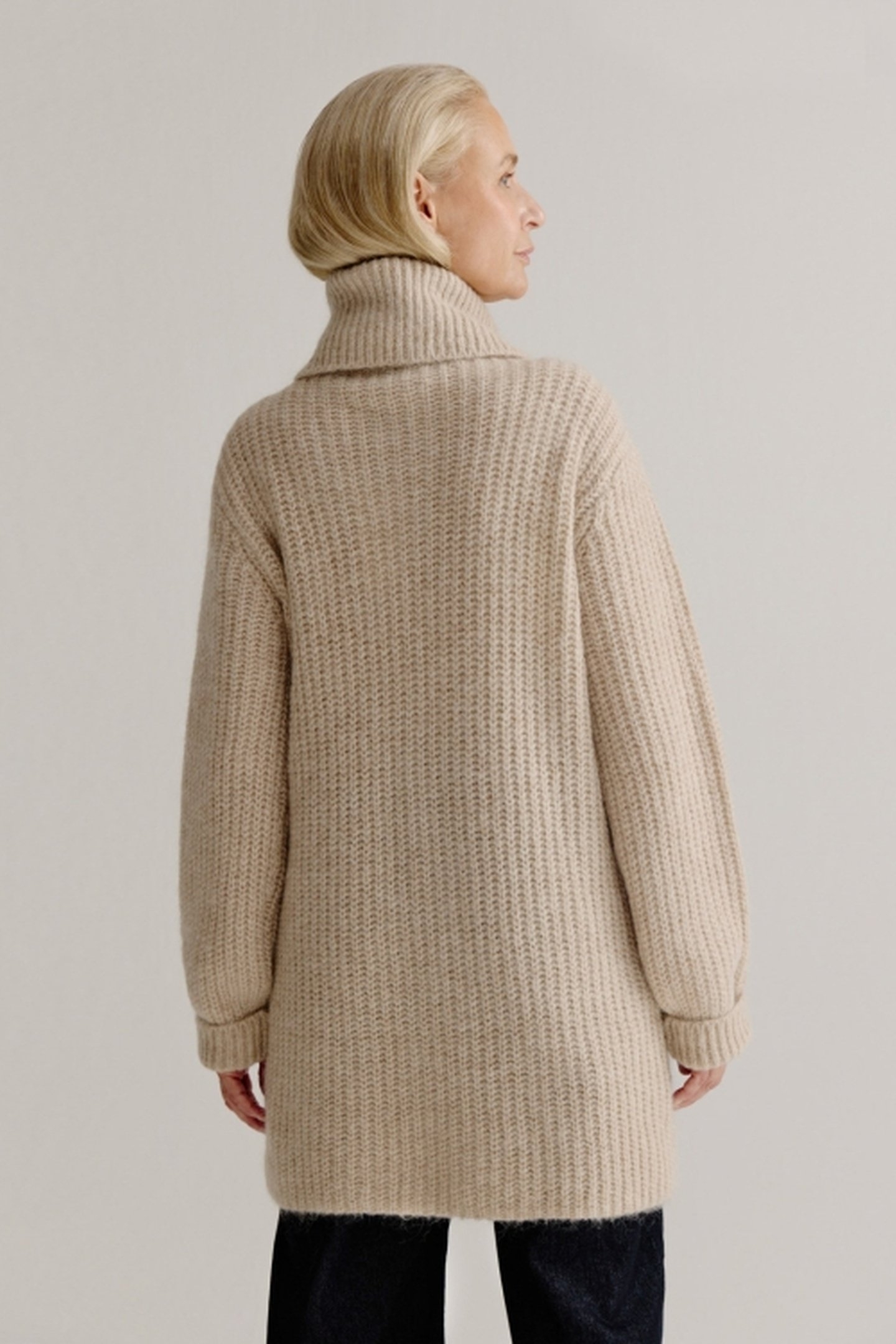 LIAM CARDIGAN LIGHT KHAKI 3
