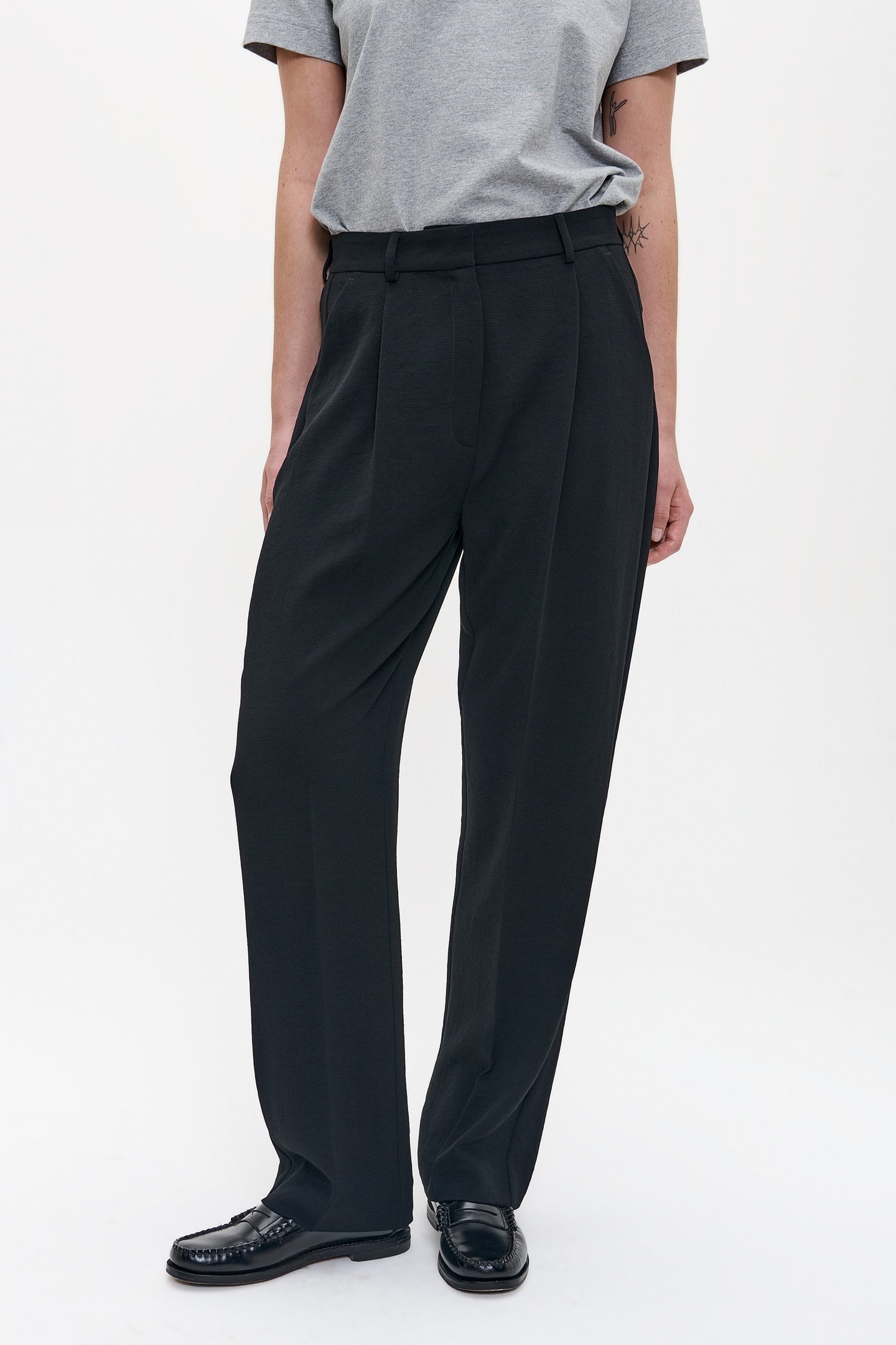FLOWY DARREN PANTS BLACK 2