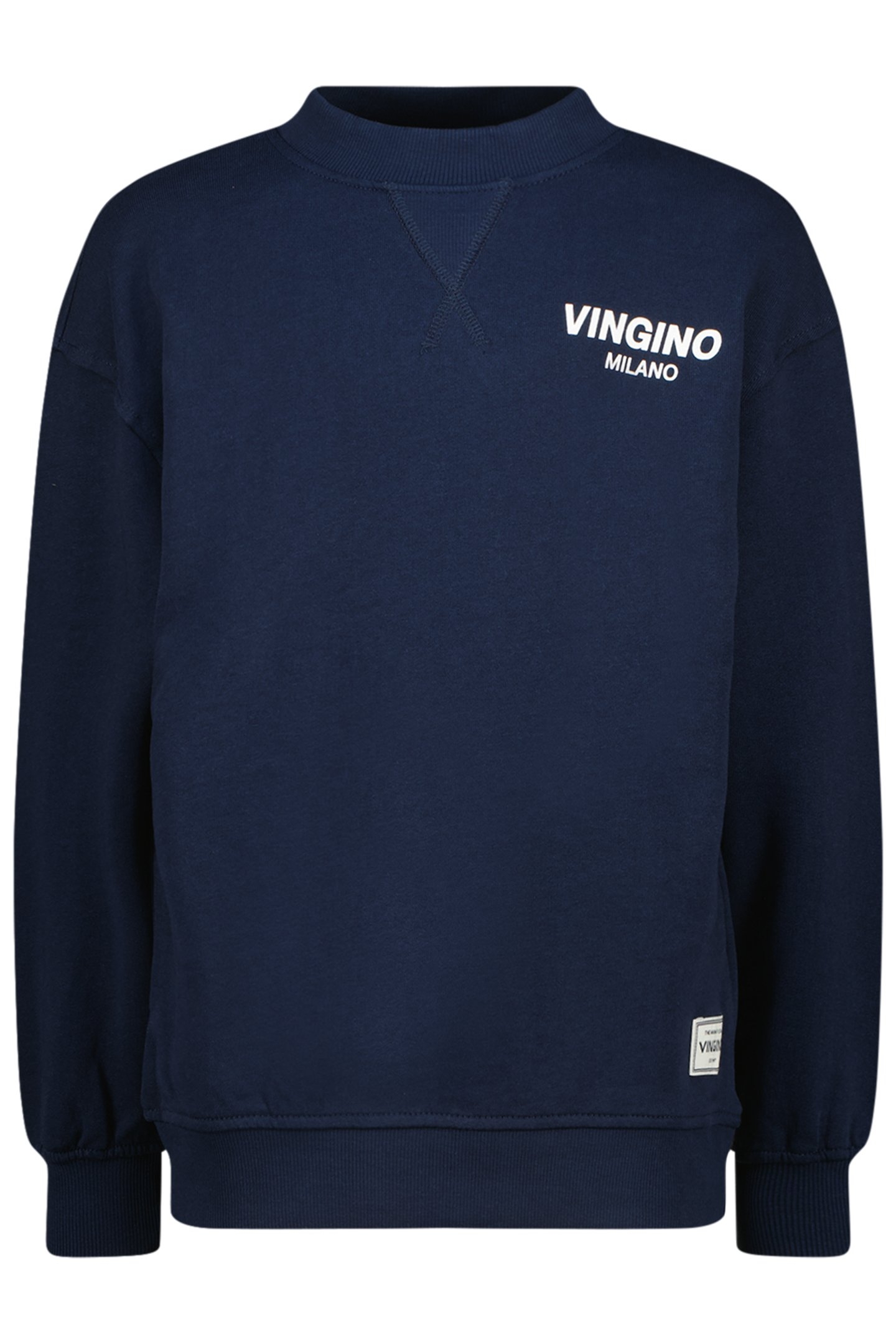 BOYS CREWNECK BASIC SWEATER DARK BLUE 1
