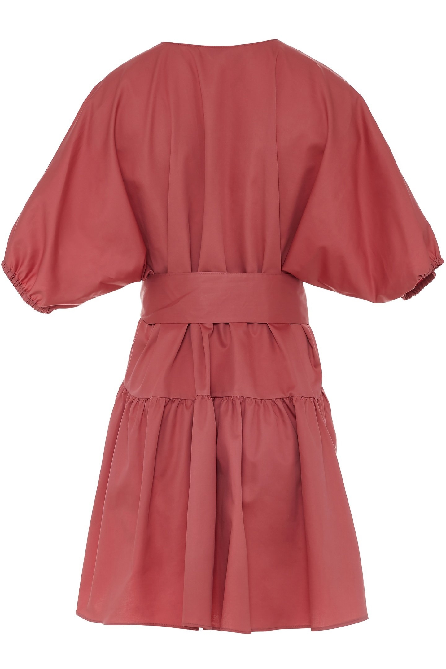 CALM SHORT DRESS POPLIN WITH BELT ROSEWINE 4