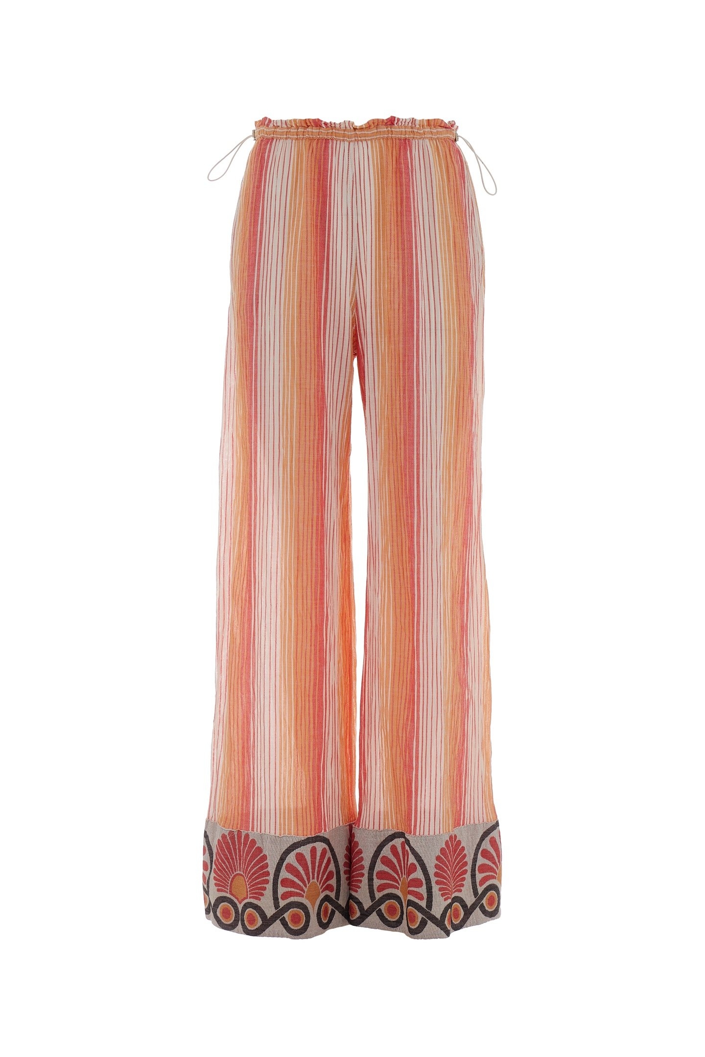 ALIKTO PANTS JACQUARD RED ORANGE 2
