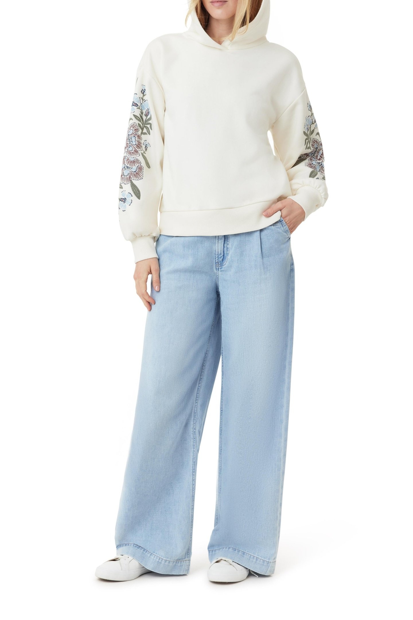 GRAPHIC HOODIE WHITECAP GREY 1