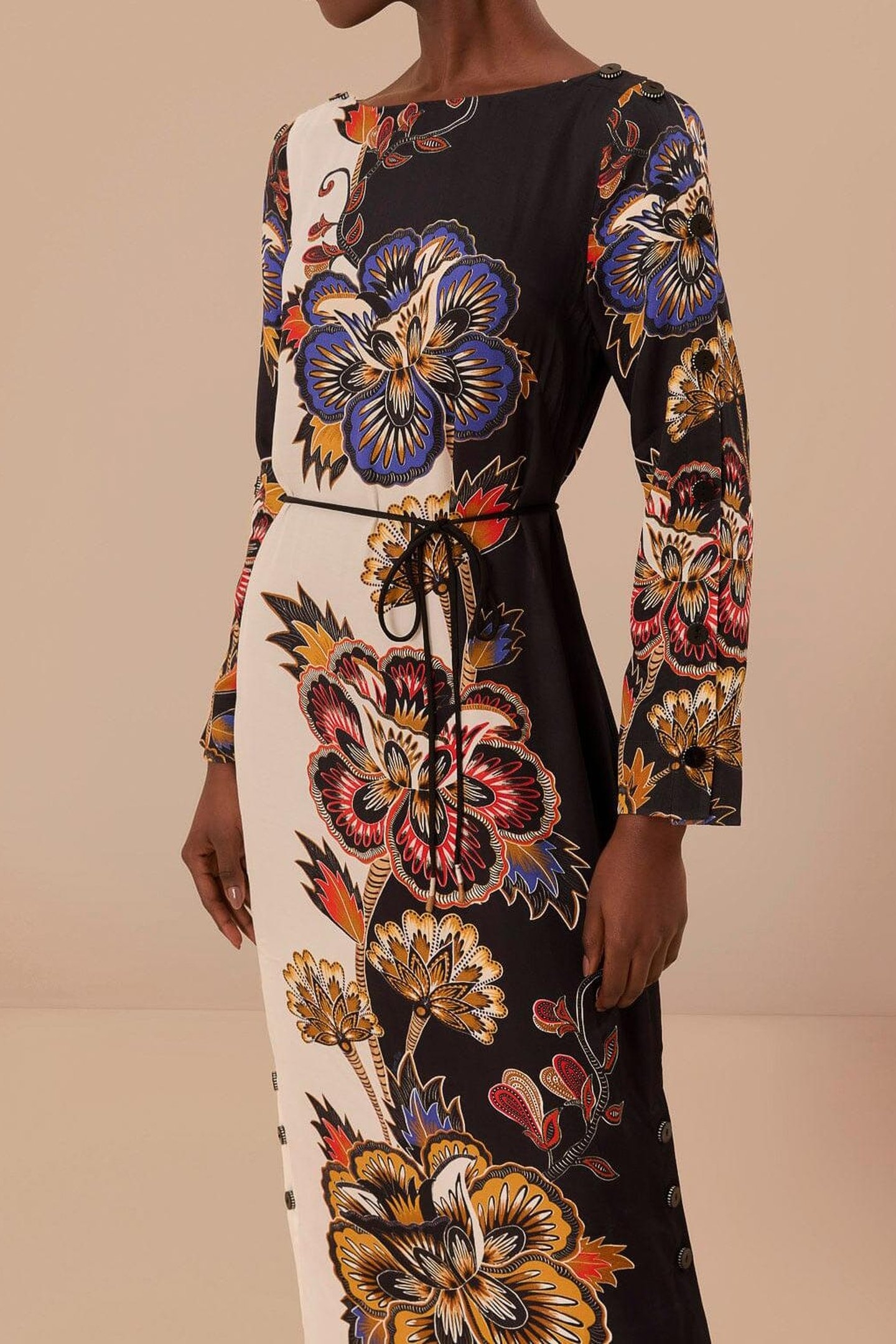 MAXI FLORAL MIDI DRESS 1